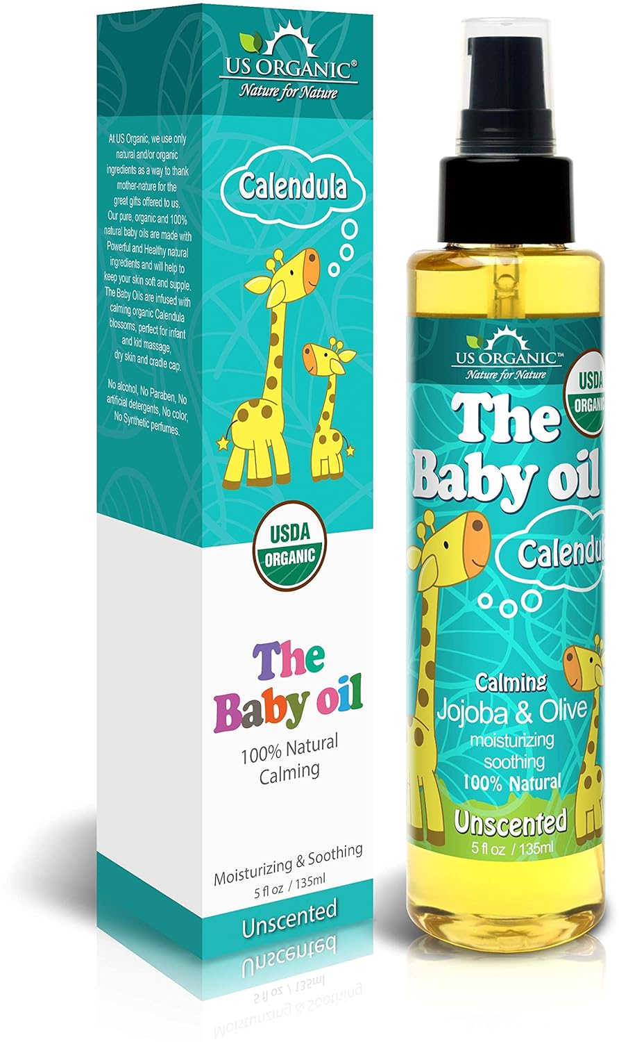 Baby Oil | Calendula, Jojoba & Olive Oil