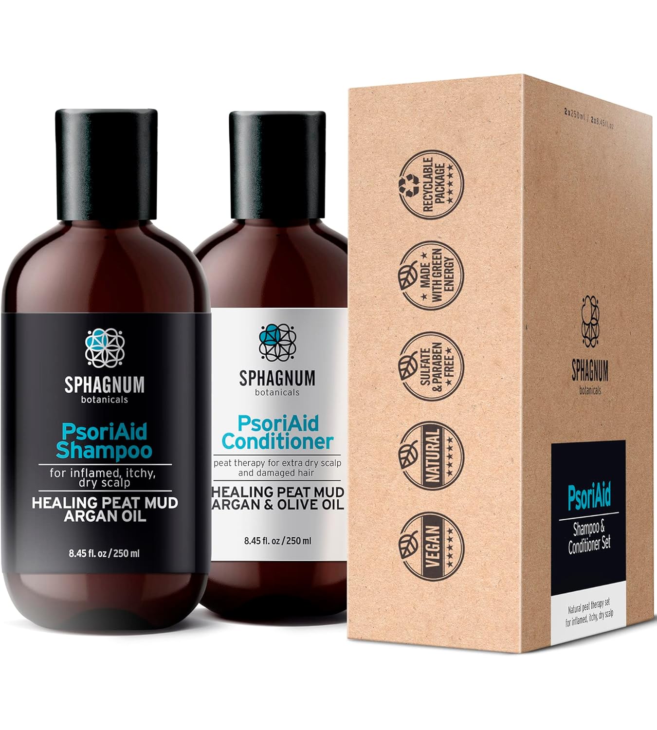 Psoriasis Shampoo and Conditioner Set