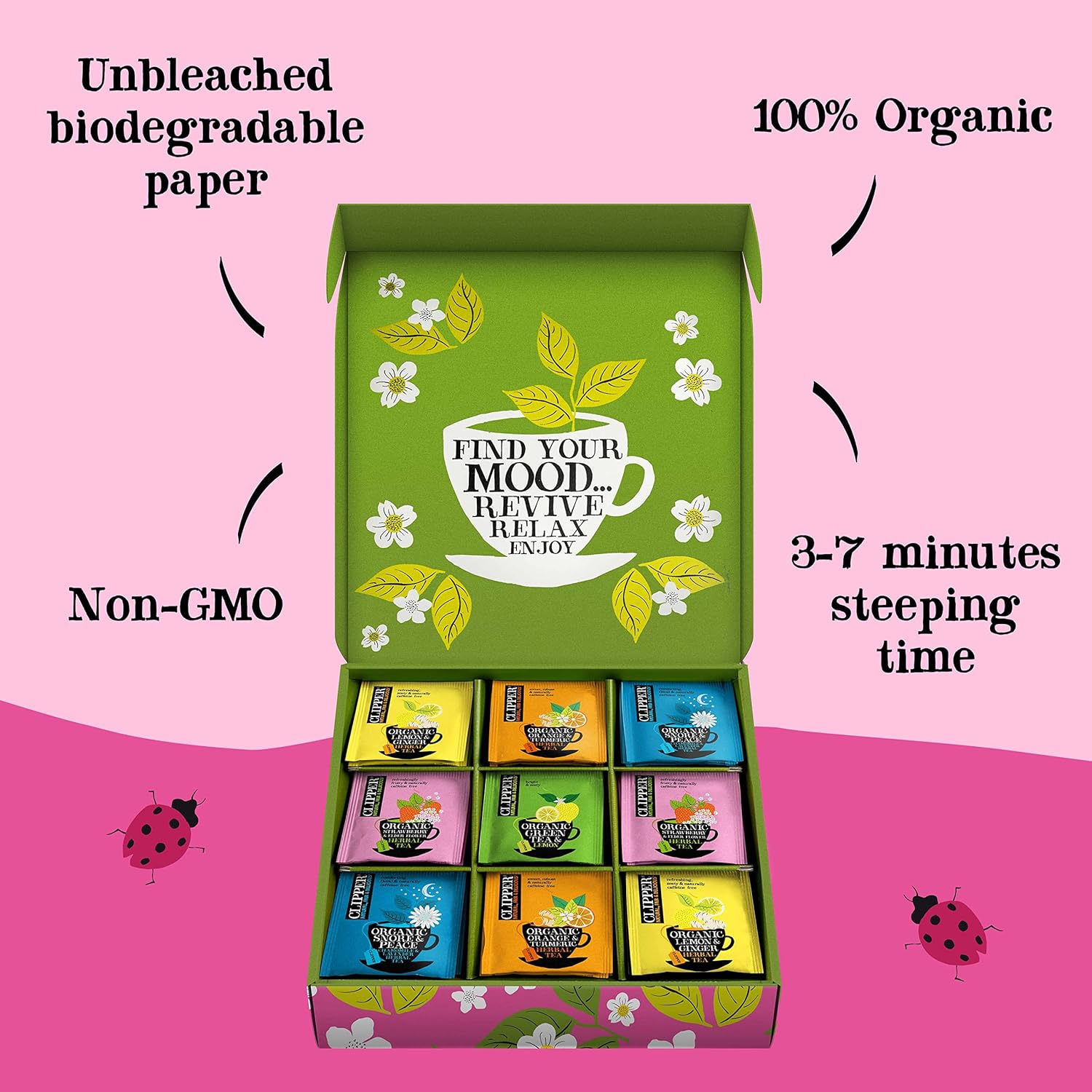 Organic Herbal & Green Tea Selection Gift Box