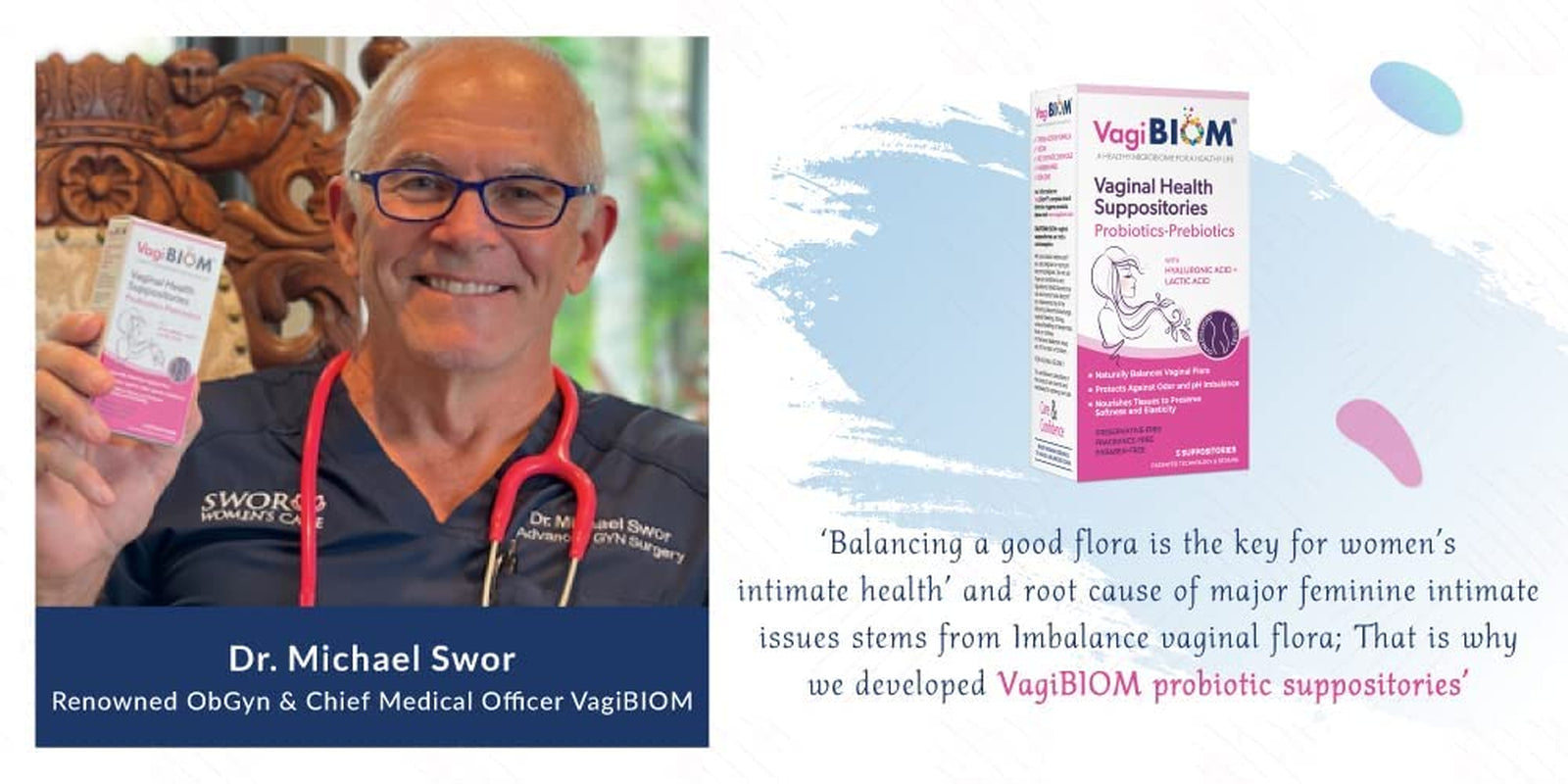 Biom Vaginal Probiotic Suppository: Natural Vaginal Ph and Odor Control Regimen; Balance and Nourishes Vaginal Microbiome; No Parabens, No Preservatives (15 Count)