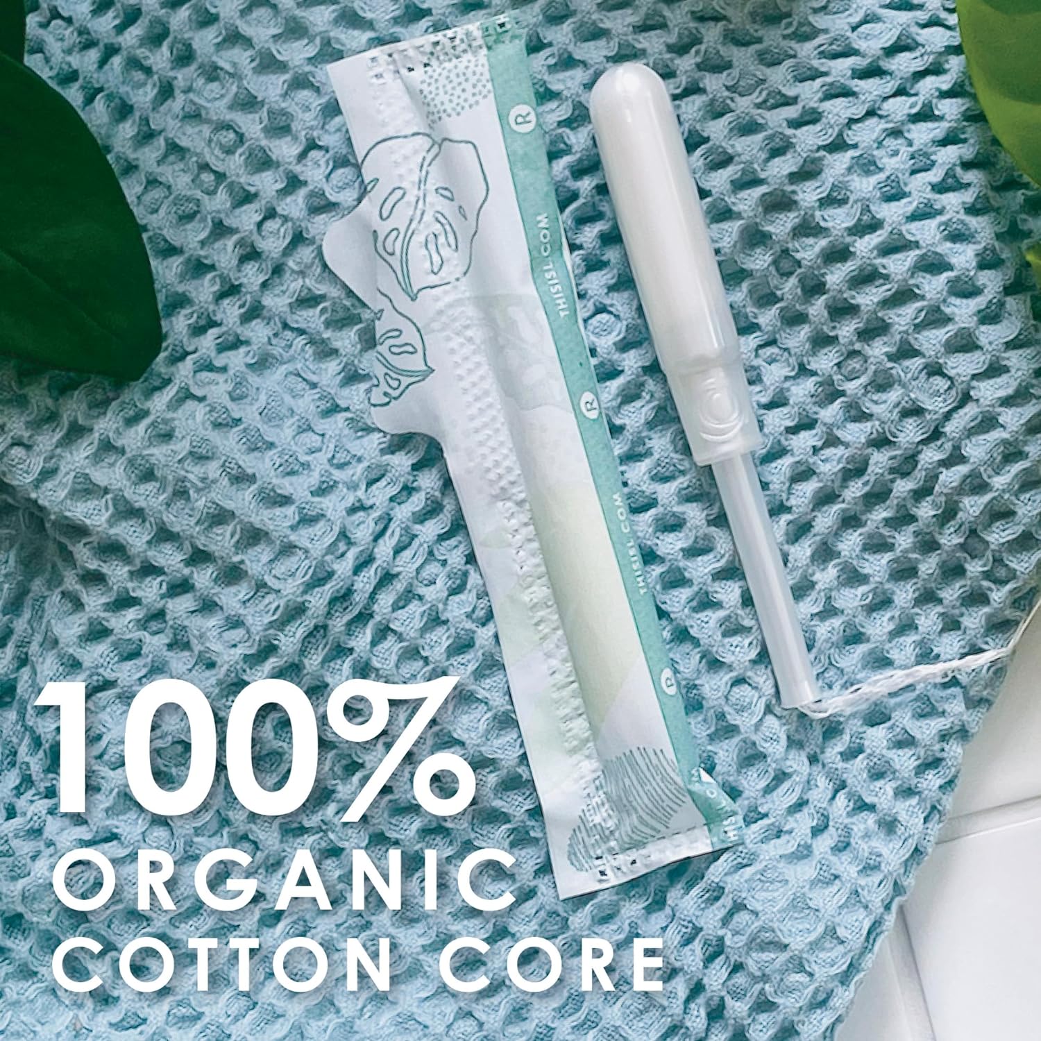 Organic Cotton Tampons | 60 Regular + 24 Super, 84 Count