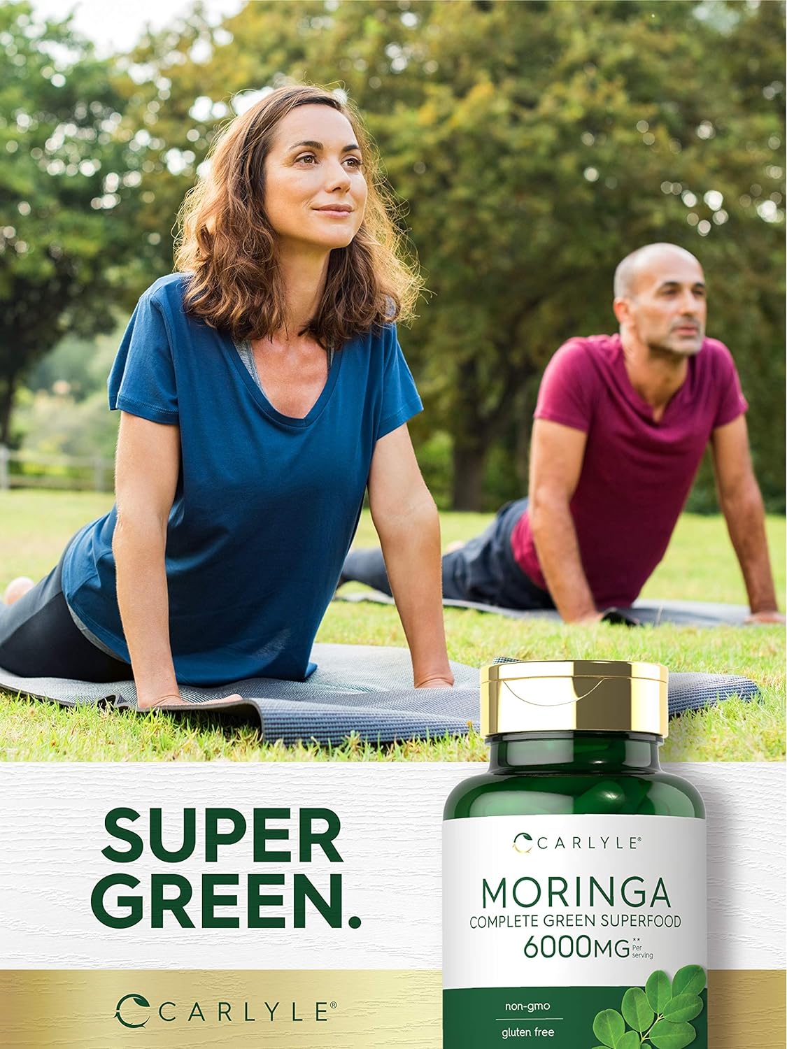 Moringa Capsules | 180 Count, Non-GMO, Gluten-Free