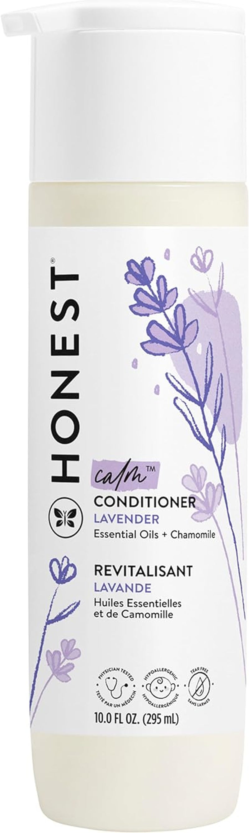 Silicone-Free Conditioner | Gentle for Baby | Naturally Derived, Tear-Free, Hypoallergenic | Lavender Calm, 10 Fl Oz