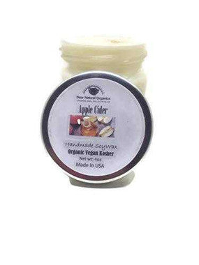 Candle | Apple Cider Scent, 100% Natural Soy Wax, 6 oz.