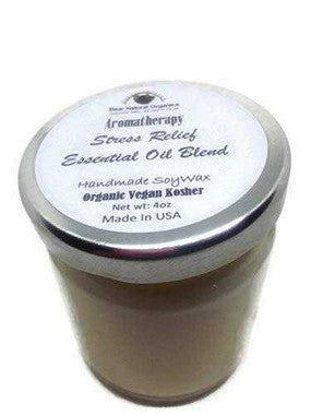 Aromatherapy Candle | Stress Relief, Soy Wax, 6 Ounce