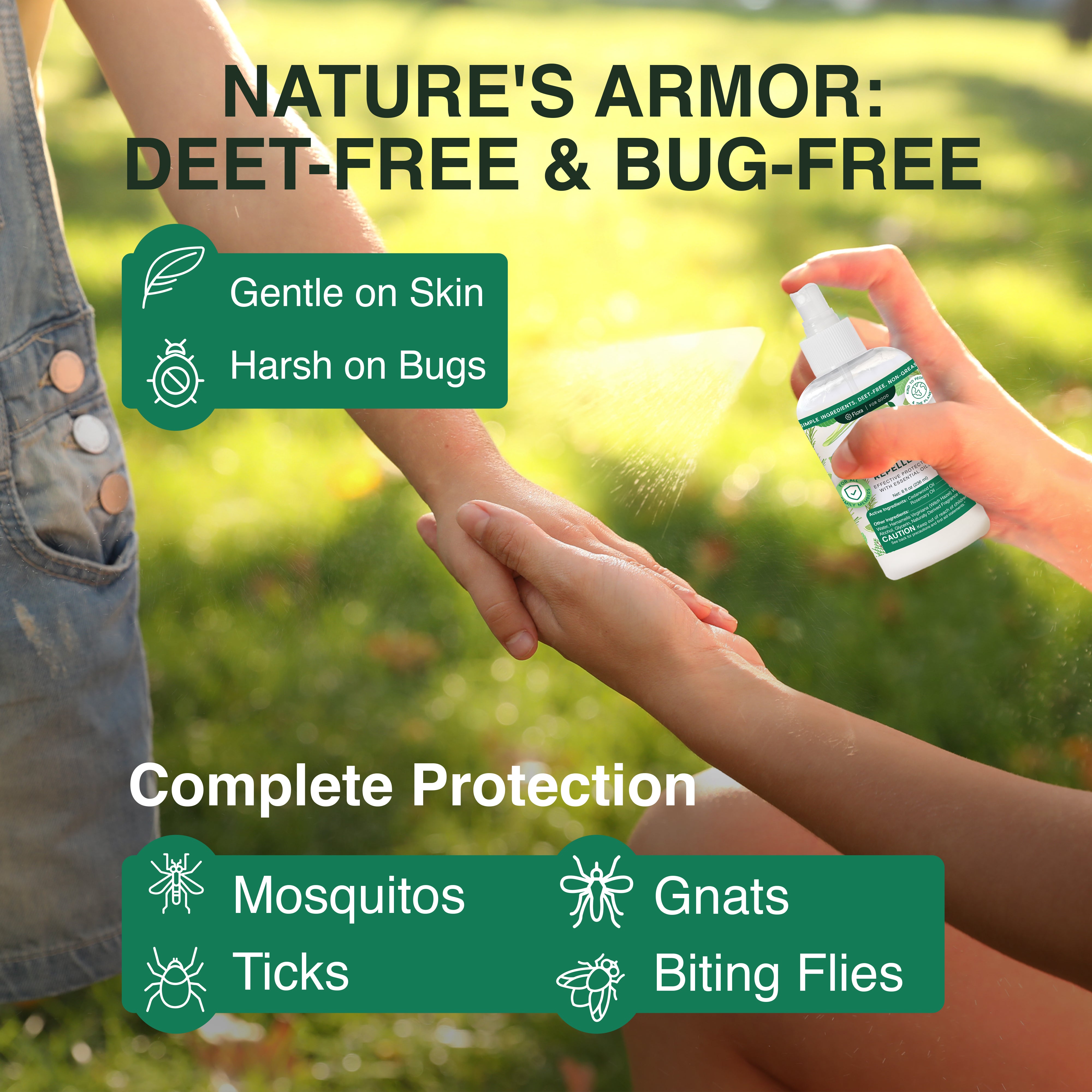 DEET-Free Mosquito & Insect Repellent | 8oz