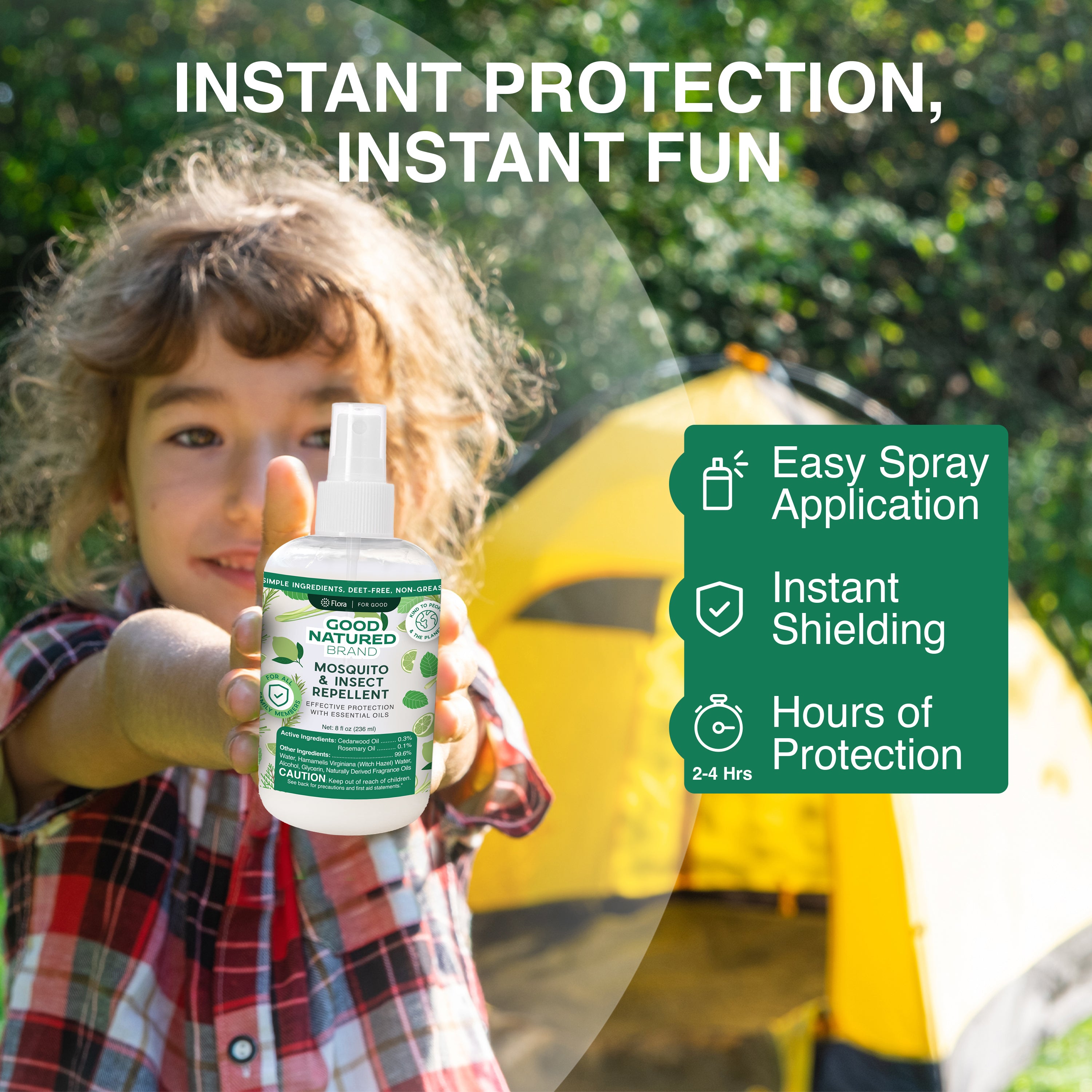 DEET-Free Mosquito & Insect Repellent | 8oz