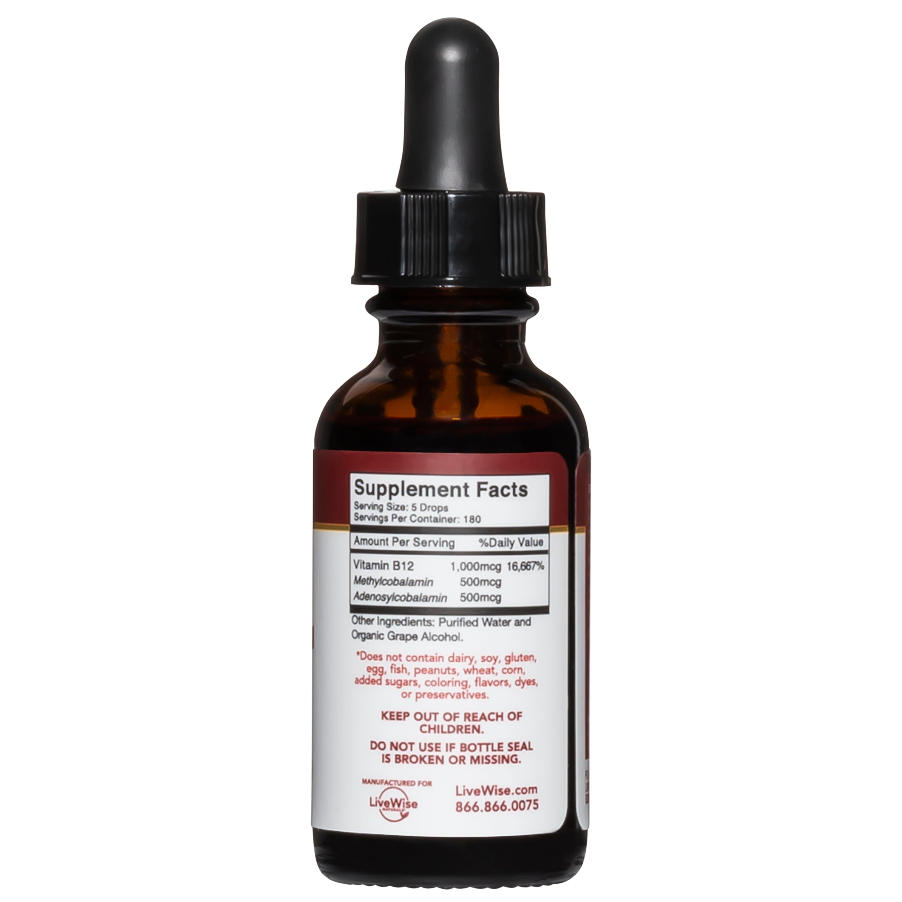 Vitamin B12 Liquid Drops - BIO ACTIVE BLEND