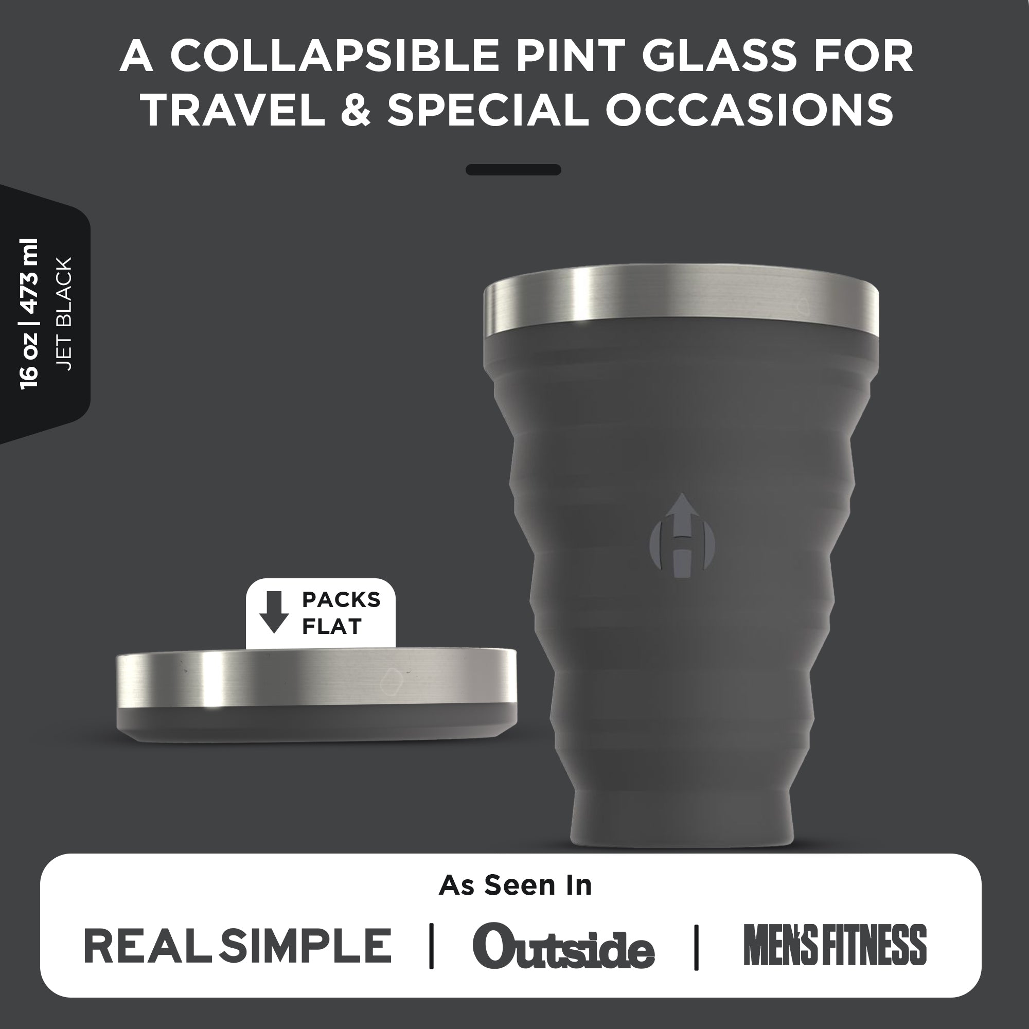 Collapsible Pocket Pint | 16 oz