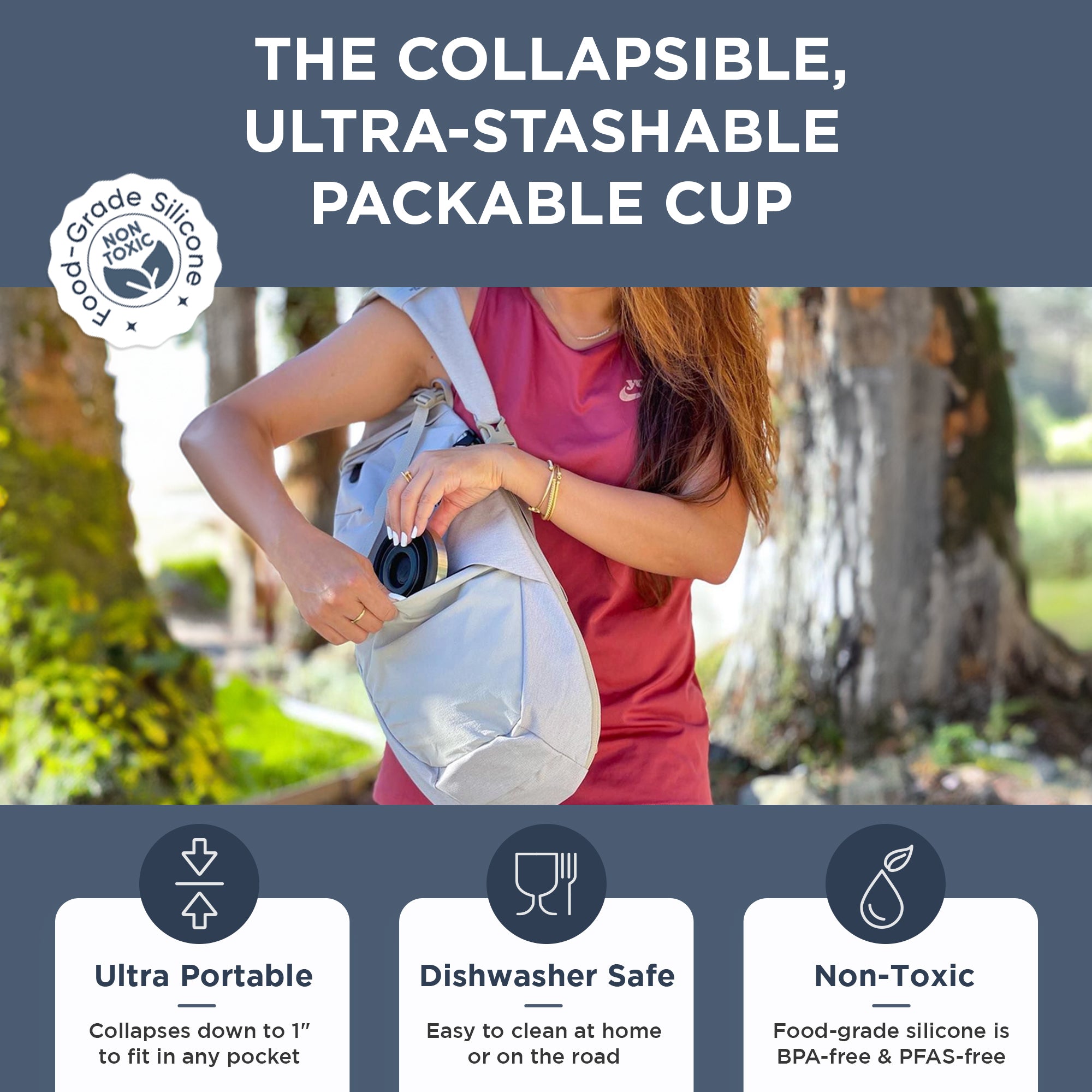 Collapsible Pocket Pint | 16 oz