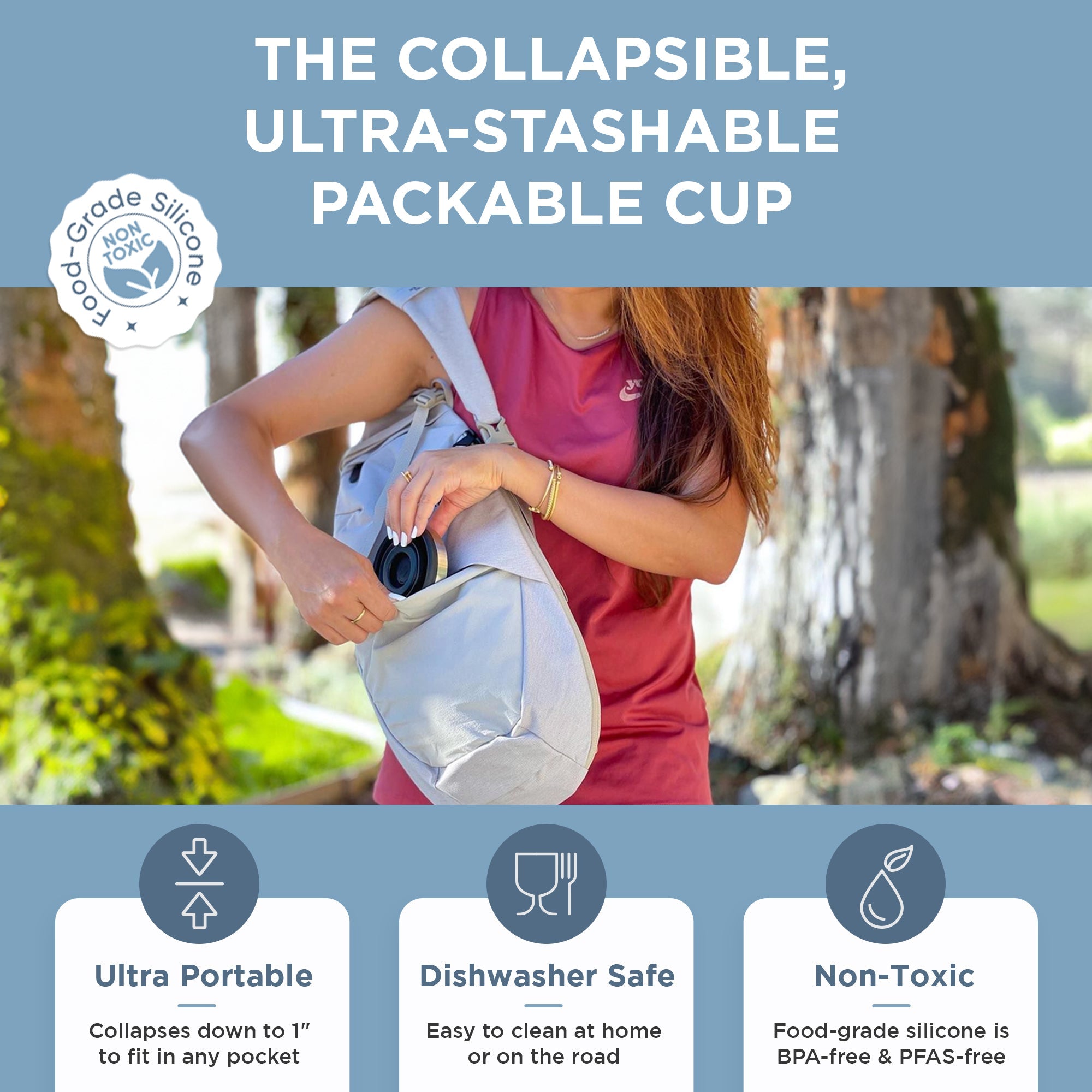 Collapsible Pocket Pint | 16 oz