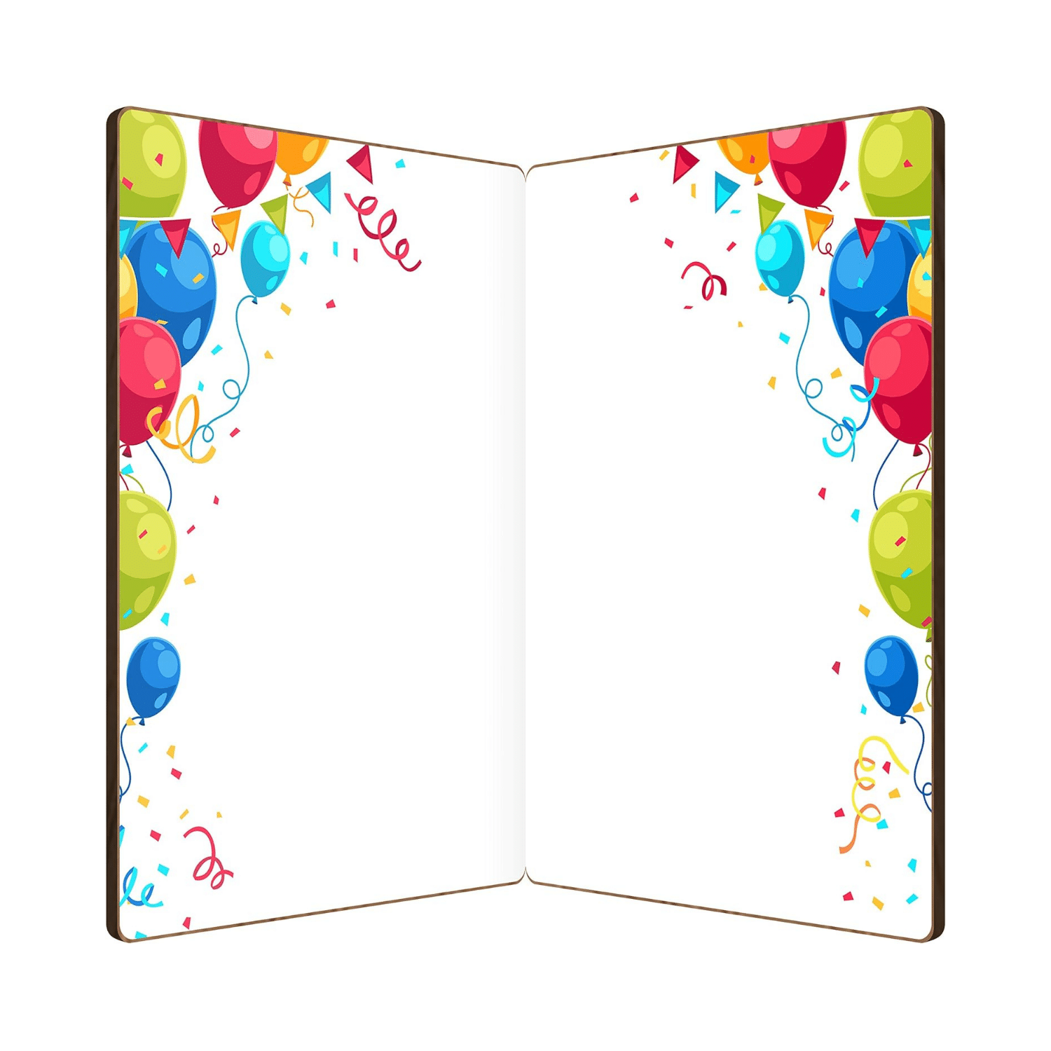 Handcrafted Bamboo Birthday Cards - Birthday Balloon