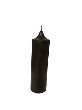 Pillar Candle | Black Beeswax, 1.5 x 5 inches - 48