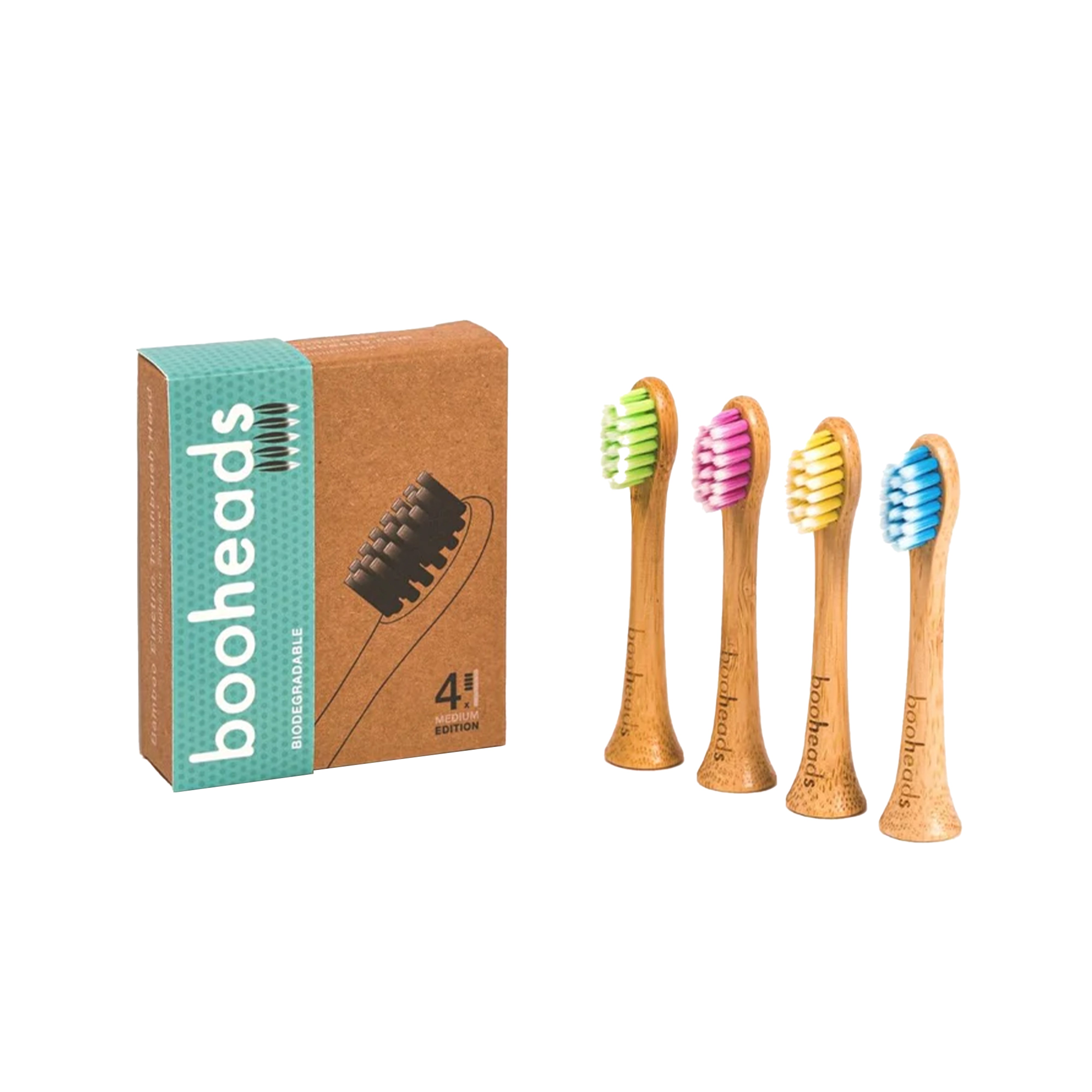 Bamboo Electric Toothbrush Heads | 4 Pieces