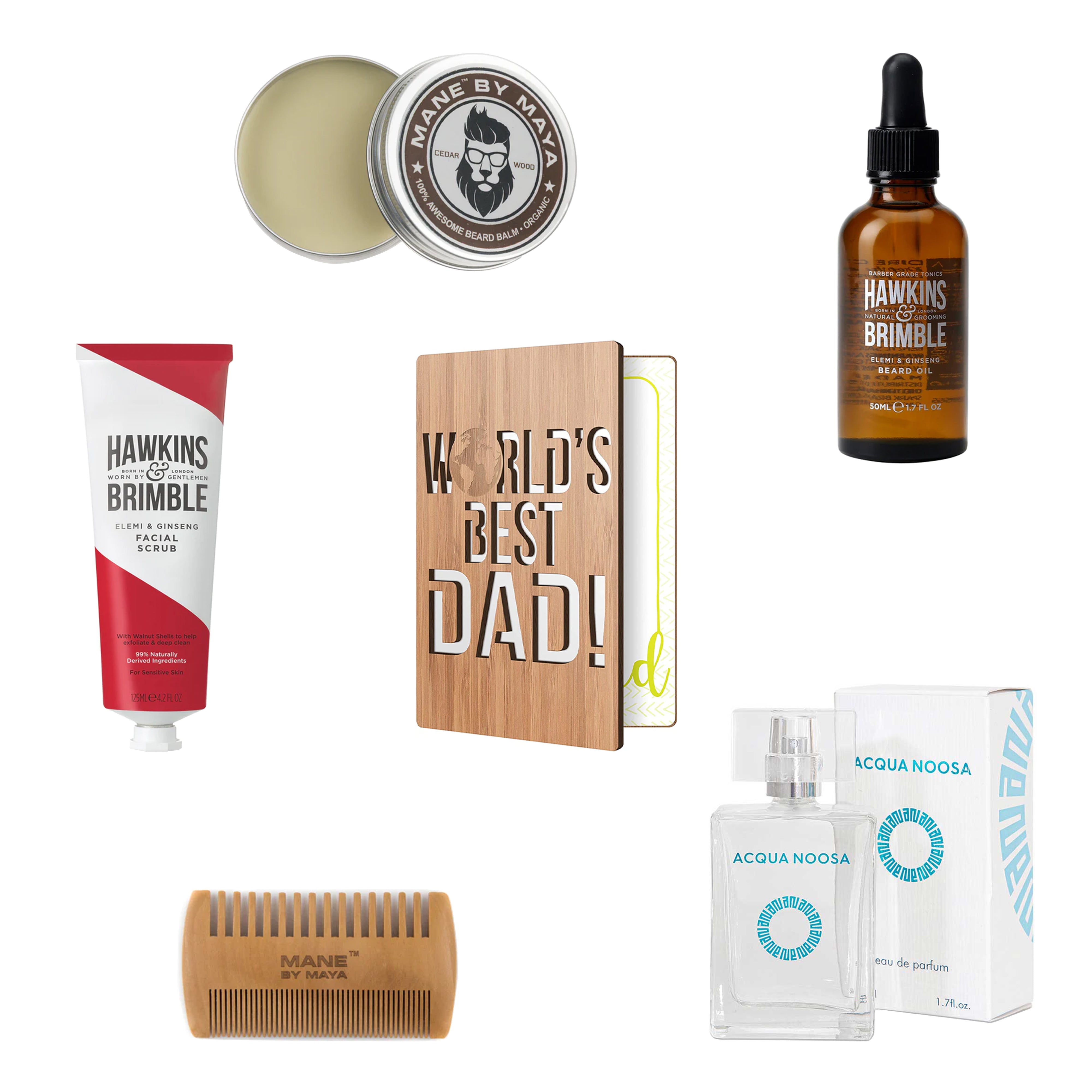 Skincare and Grooming Gift Set for Dads