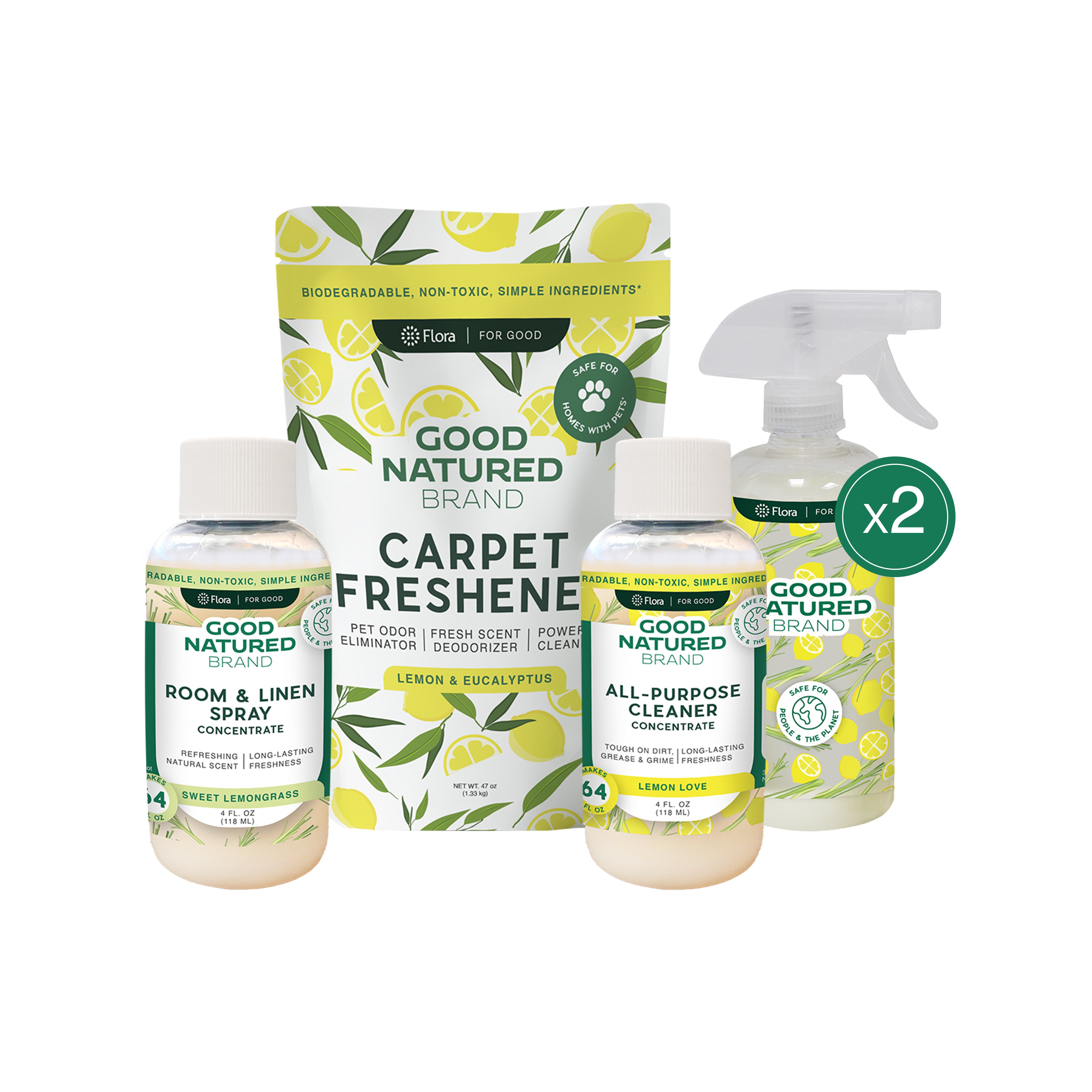 Citrus Fresh Home Trio | Carpet Freshener, All-Purpose Cleaner, Room & Linen Spray