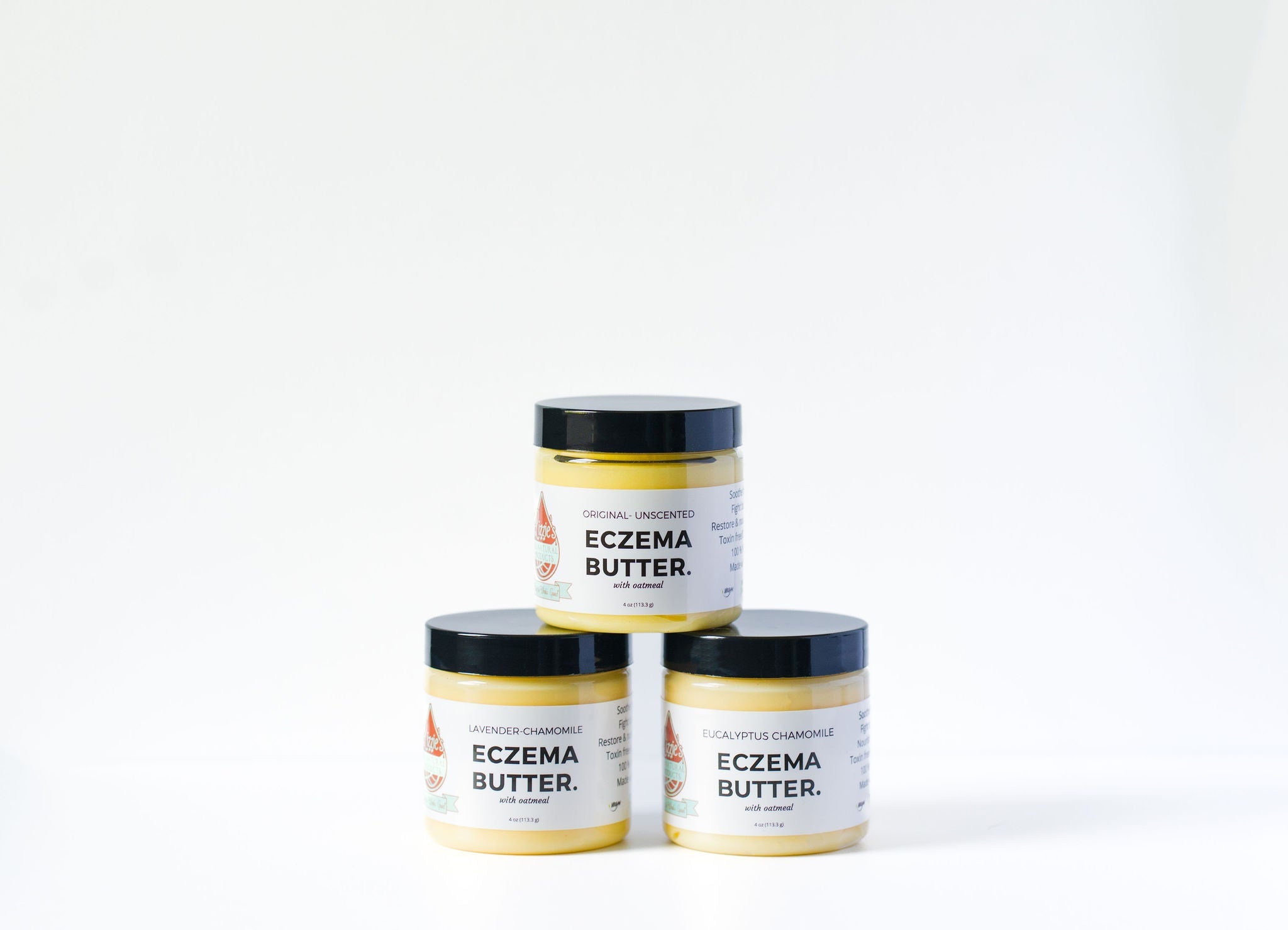 Lizzies All Natural Eczema Butter (3 jar bundle)