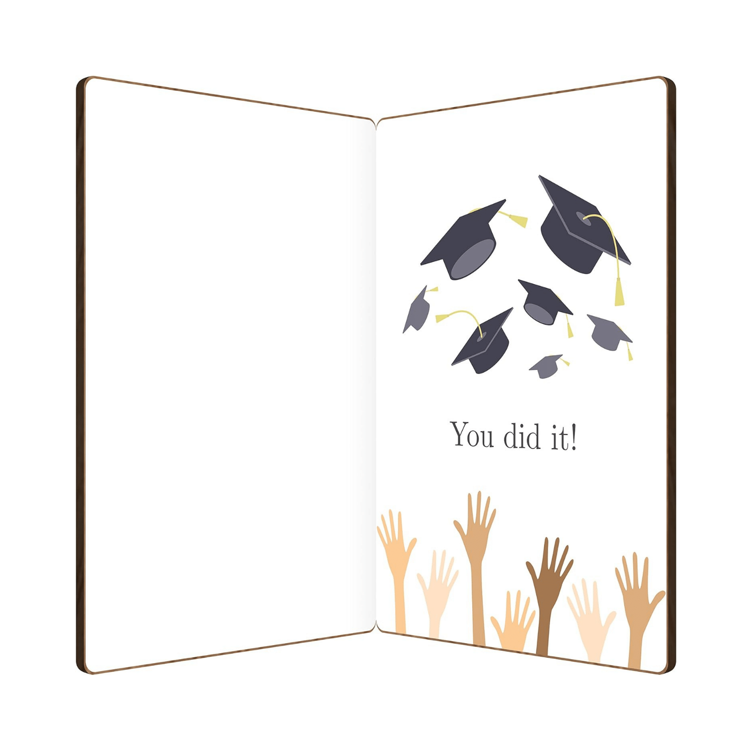Bamboo Greeting Card | Celebration - Graduation Cap