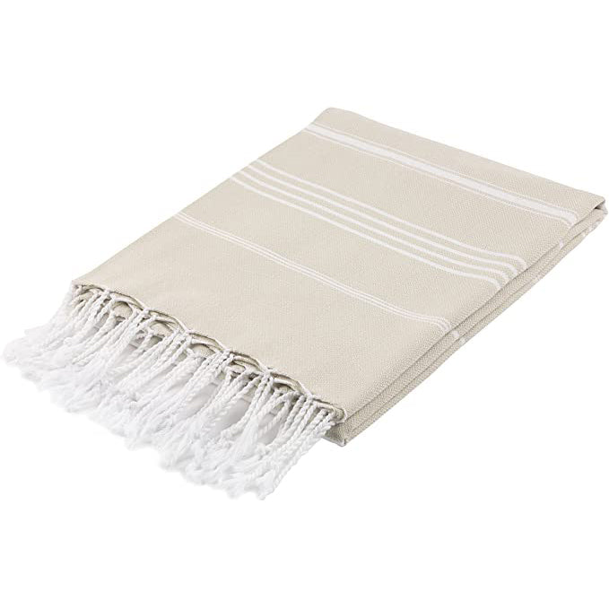 Turkish Towel/Blanket | Pure, Beige, 71"x39"