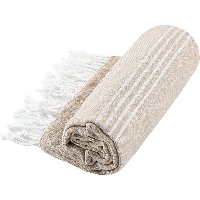 Turkish Towel/Blanket | Pure, Beige, 71"x39"