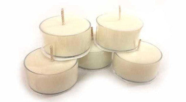 Soy Wax Tea Light Candles | Vanilla Scented, Pack of 12