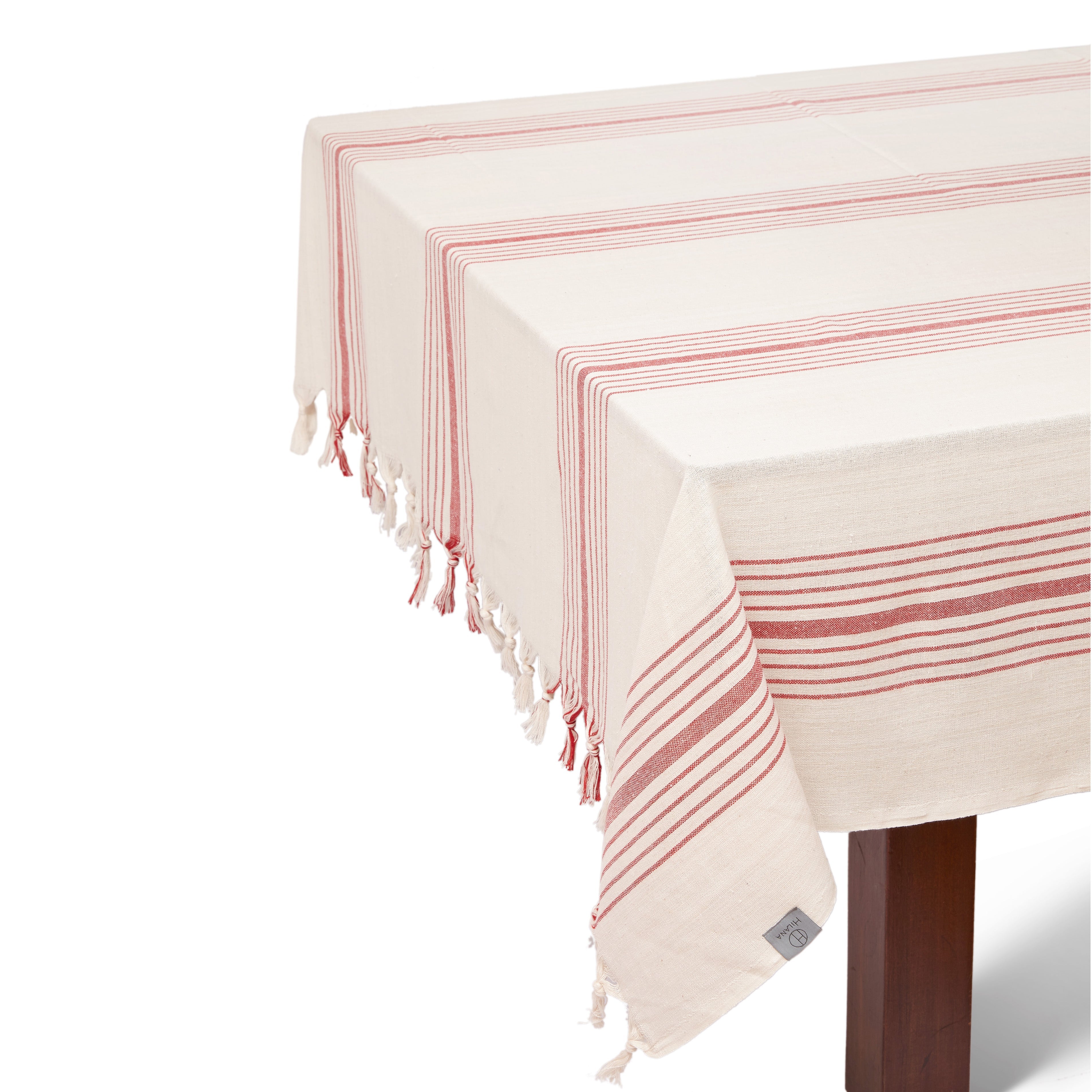 Kayseri Tablecloth Set | Red, 95 x 71 in