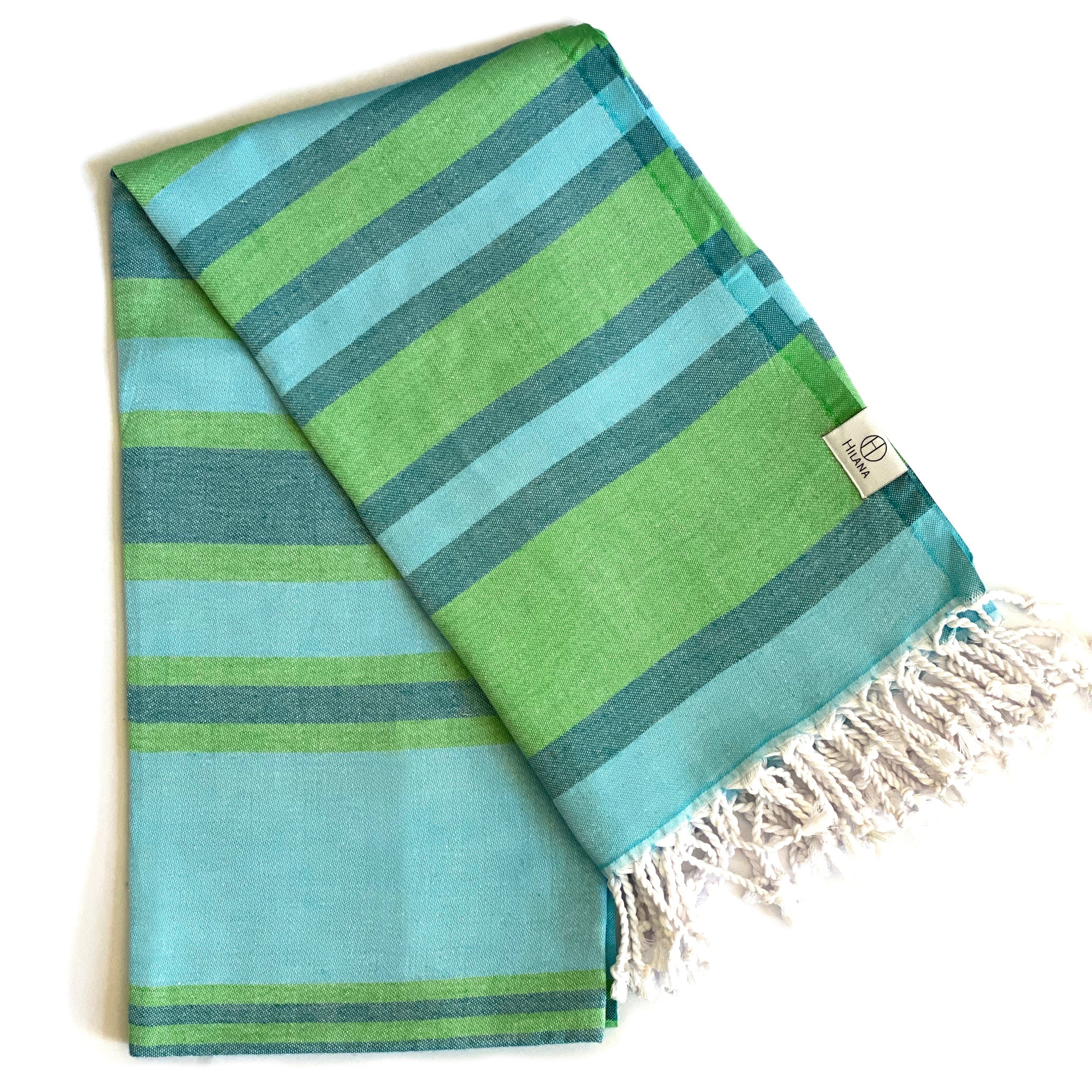 Turkish Towel/Blanket | Samara, Green, 71" x 39"