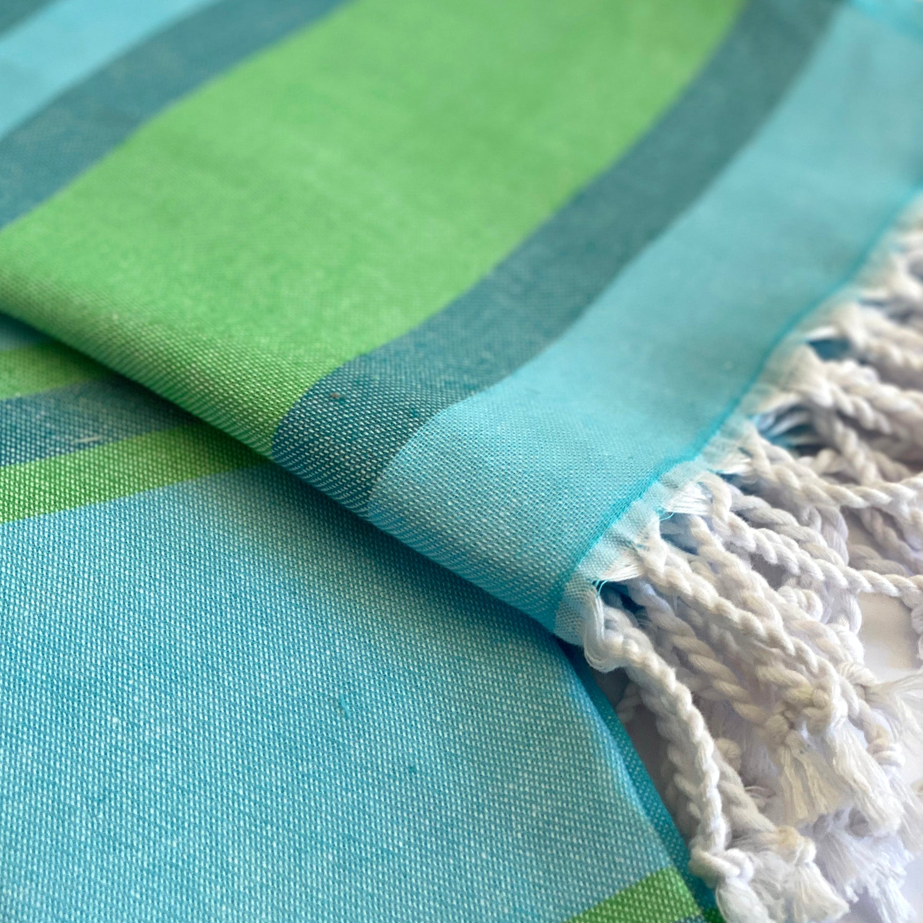 Turkish Towel/Blanket | Samara, Green, 71" x 39"