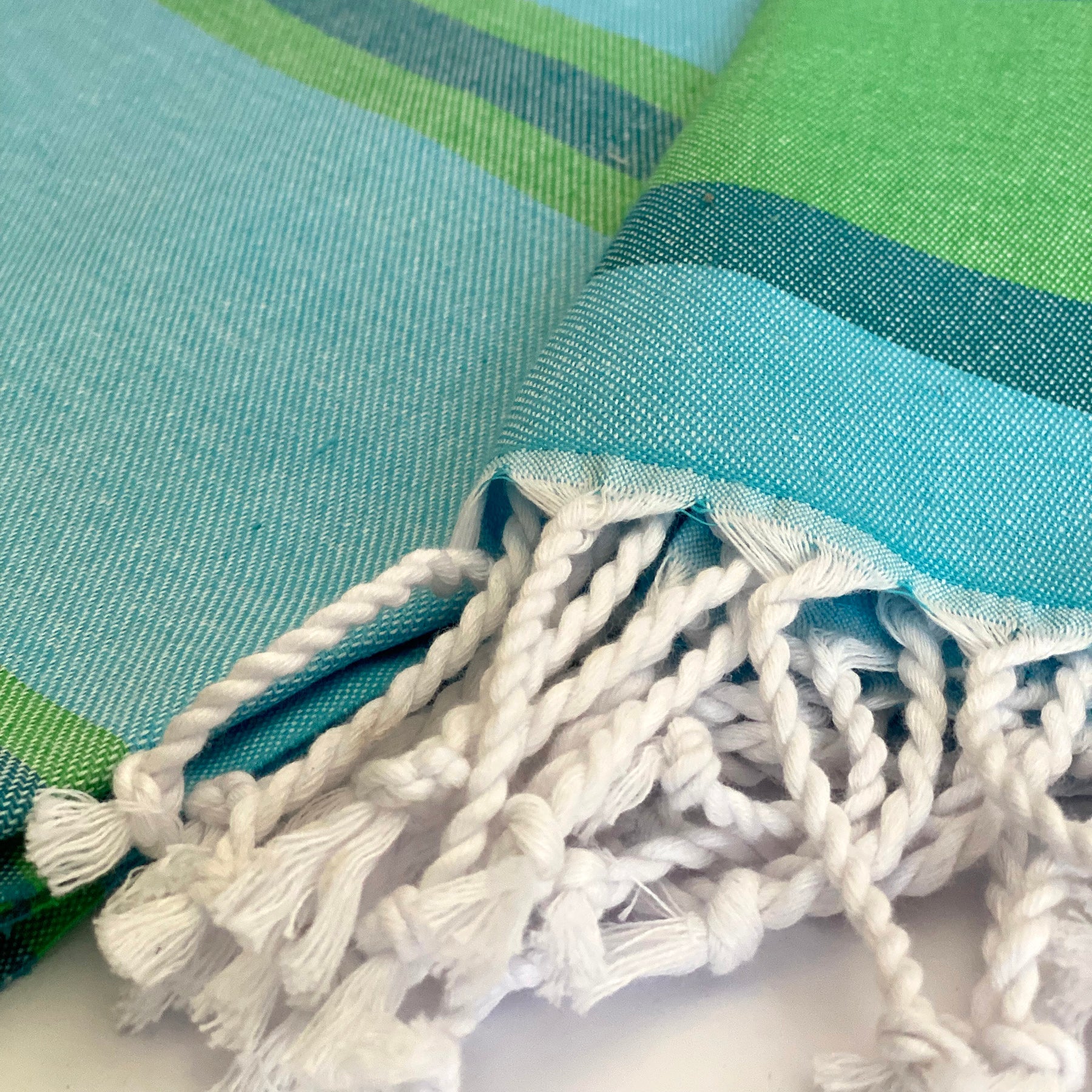 Turkish Towel/Blanket | Samara, Green, 71" x 39"