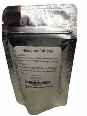 Bath Salt | Eucalyptus & Spearmint, 8 Ounce Packets - 24