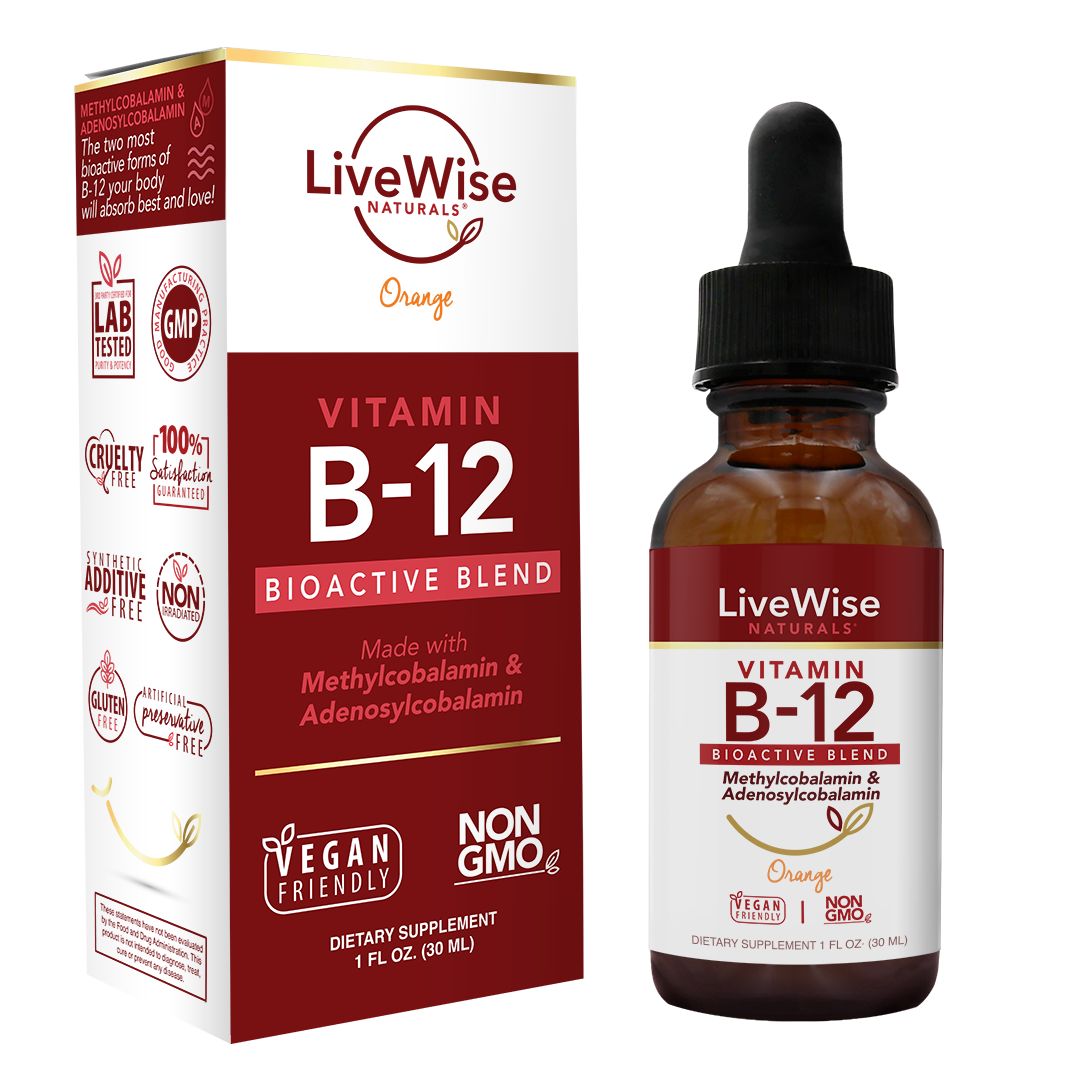 Vitamin B12 Liquid Drops - BIO ACTIVE BLEND