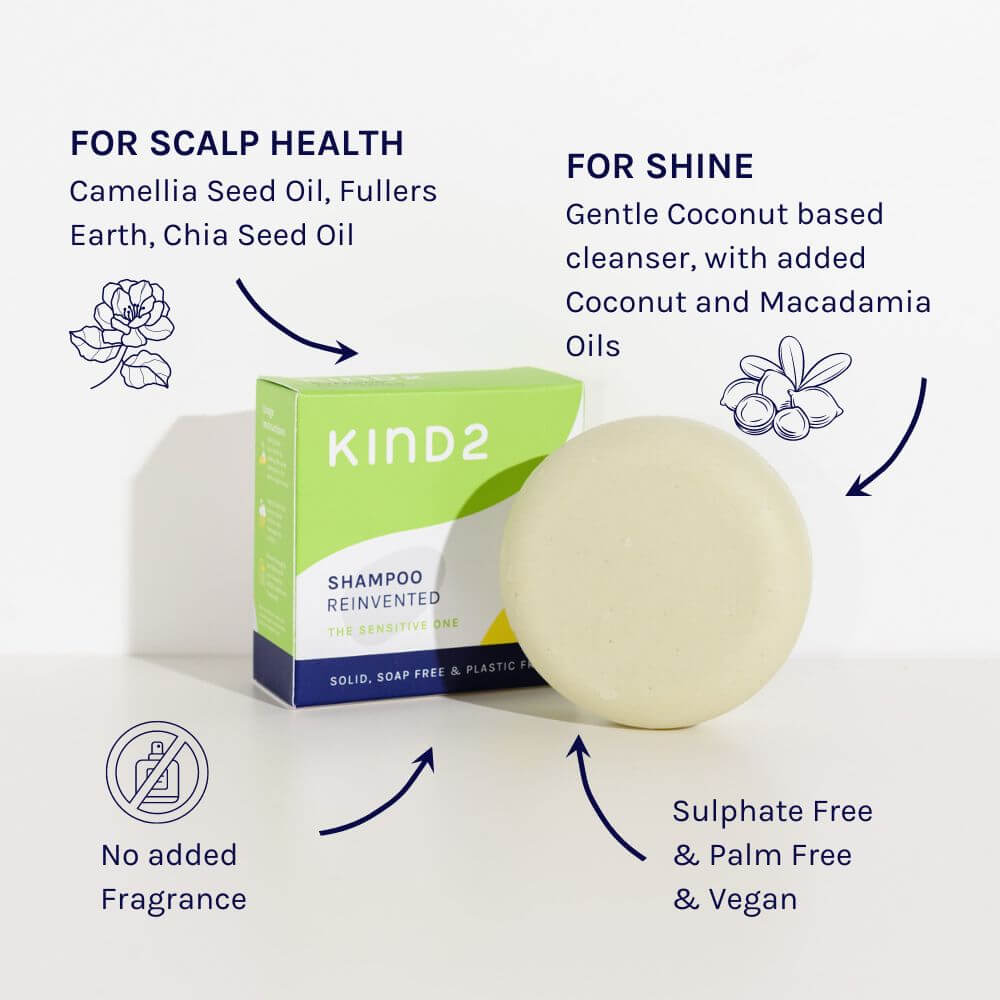 The Sensitive One - solid shampoo bar