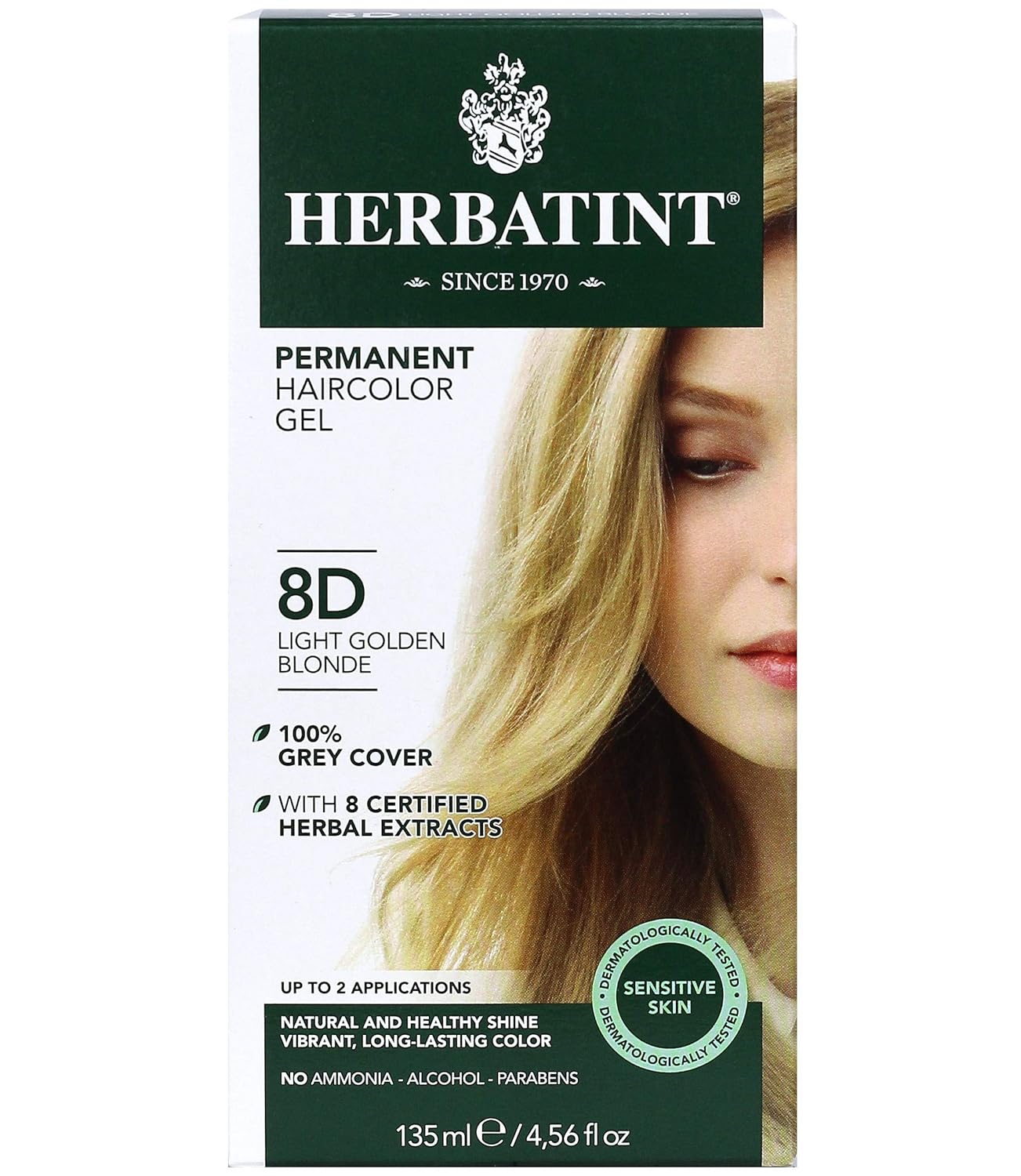 Hair Dye | Permanent Gel, 100% Grey Coverage, 4.56 oz