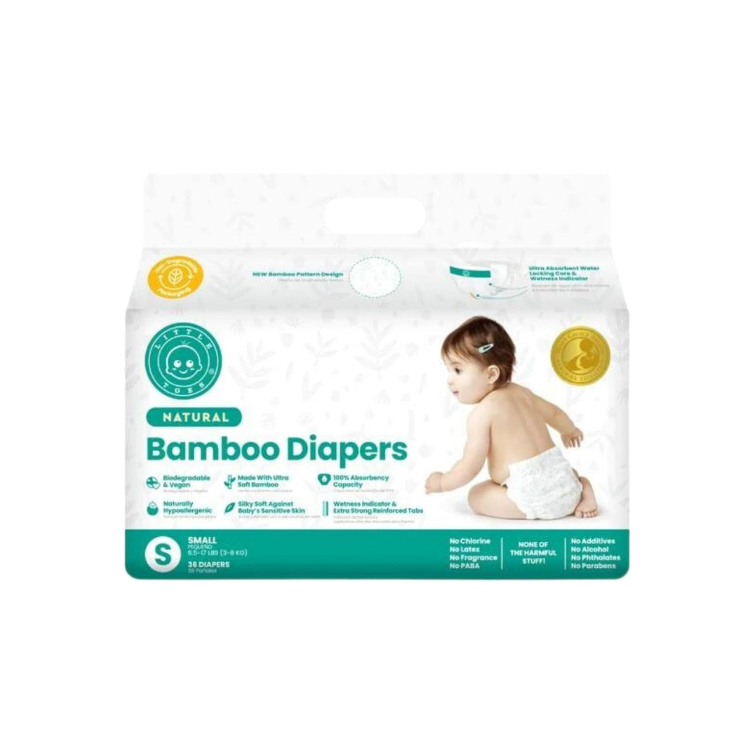 Bamboo Diapers | Size 1 Small, 36 Pack