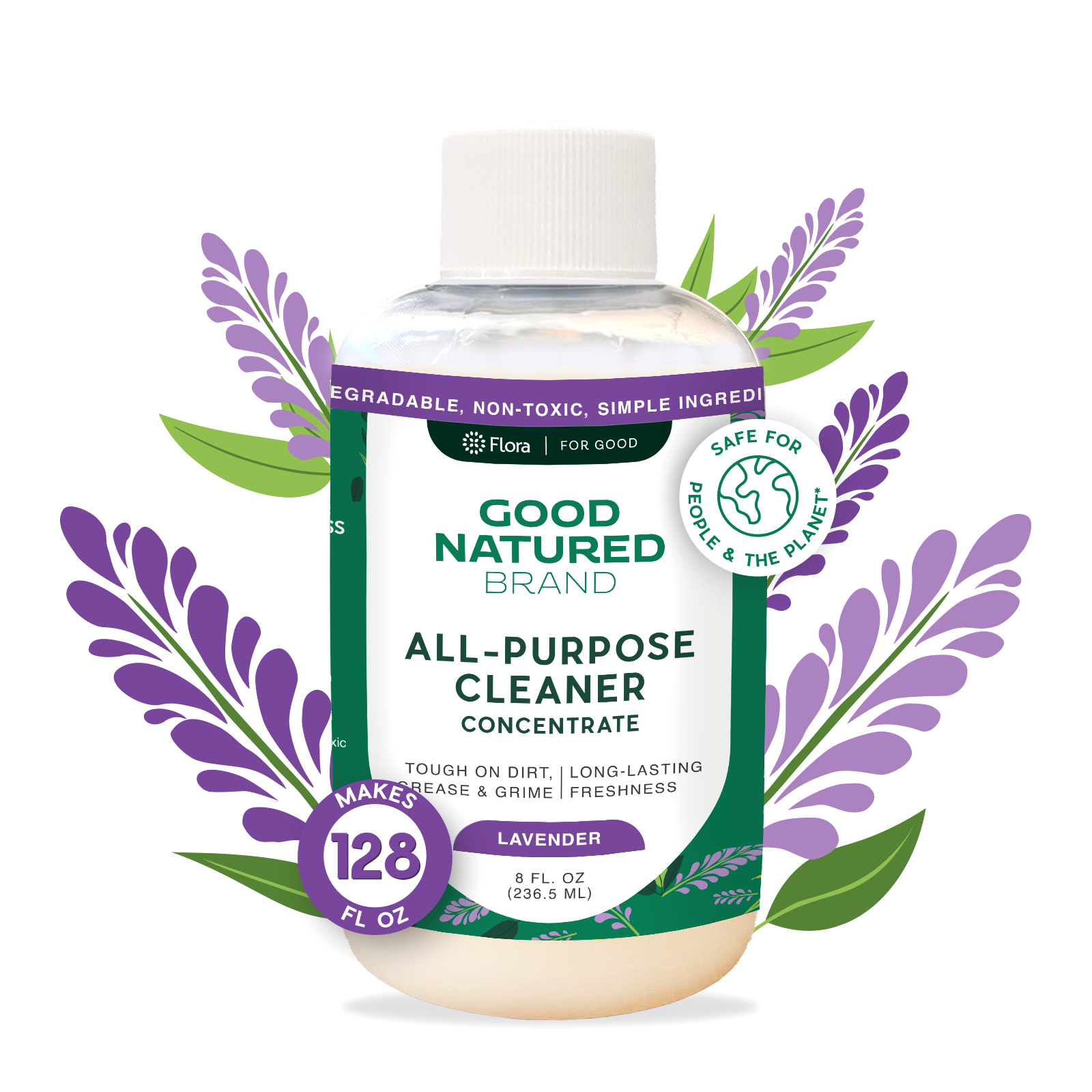 All-Purpose Cleaner Concentrate - Lavender | 8 fl oz makes 128 fl oz