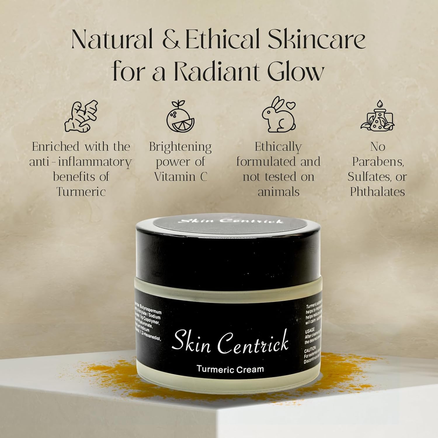 Turmeric Cream | Soothing Moisturizer, 4 oz.