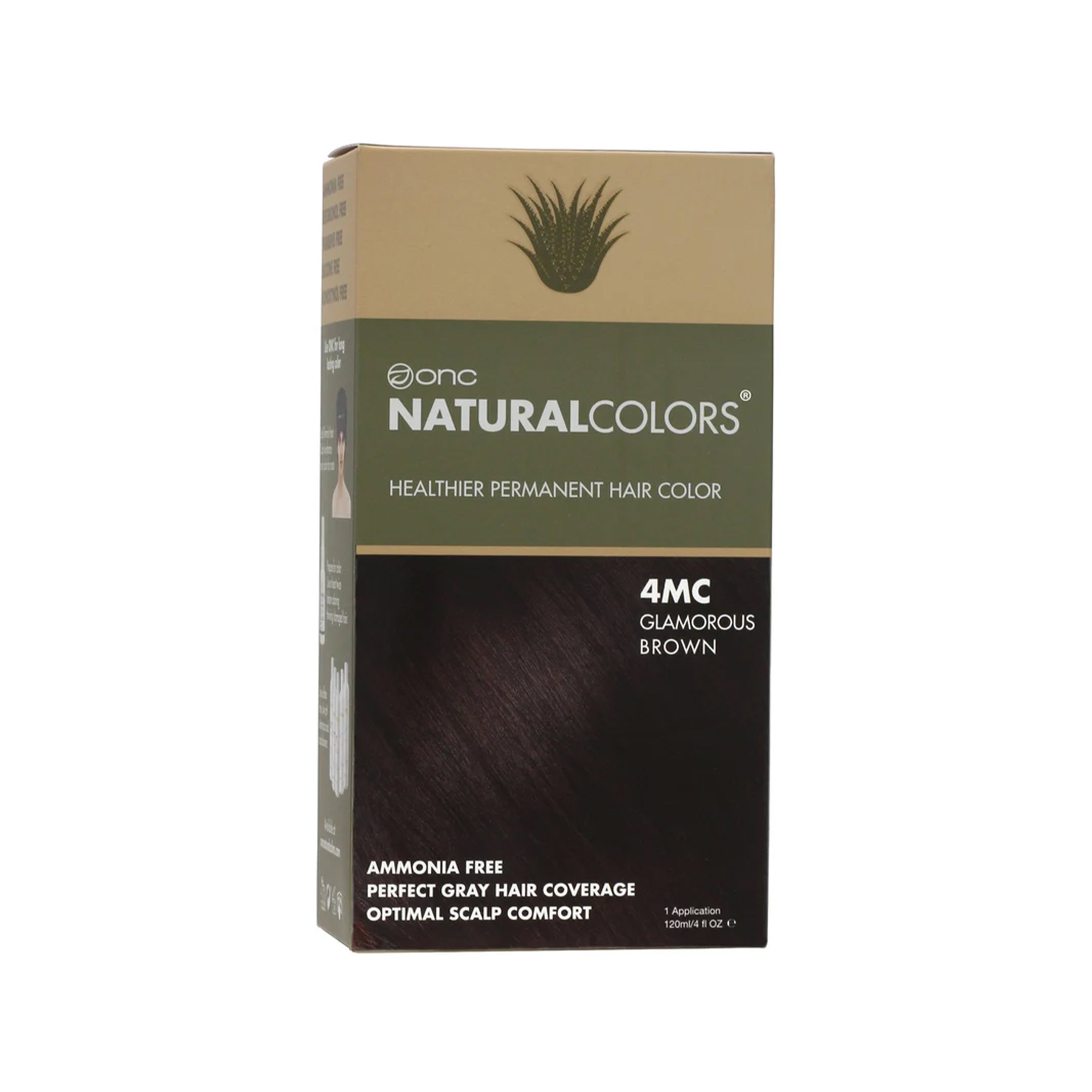 Hair Dye | Heat Activated, 4MC Glamorous Brown, 4 fl. oz.