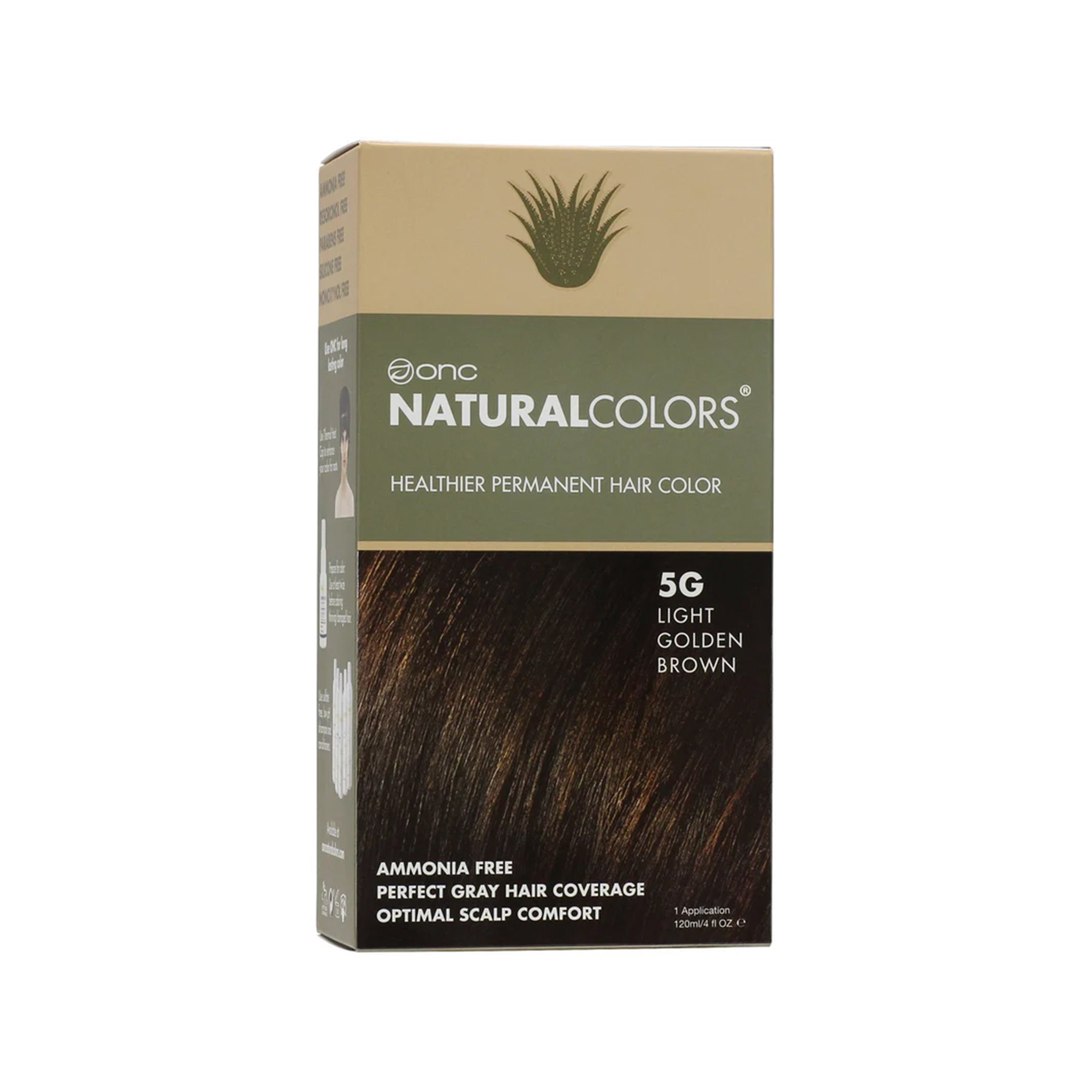 Hair Dye | Heat Activated, 5G Light Golden Brown, 4 fl. oz