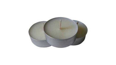 Tea Light Candles | Organic Coconut Wax, Tin Tea Light Candles, Pack of 100