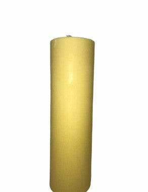 Pillar Candle | 100% Beeswax, Golden Yellow, 2" x 6"