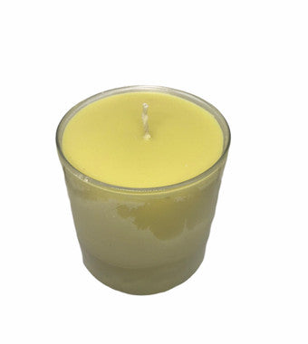 Candle | Pure Natural Handmade, Golden Yellow, 3" x 4" - 12