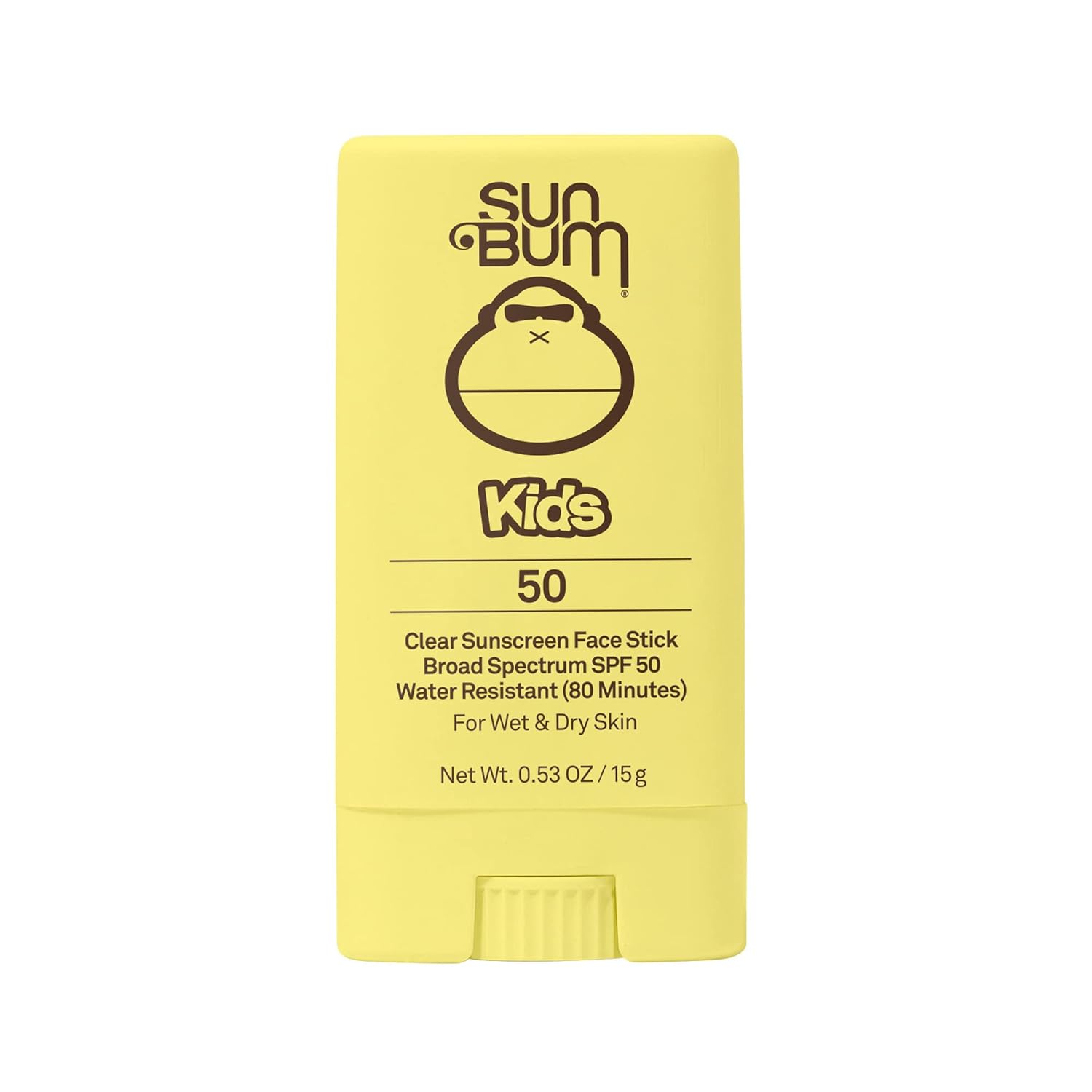 Sun Bum Kids Sunscreen Stick - SPF 50, Water-Resistant, Reef Compliant - 0.53 oz