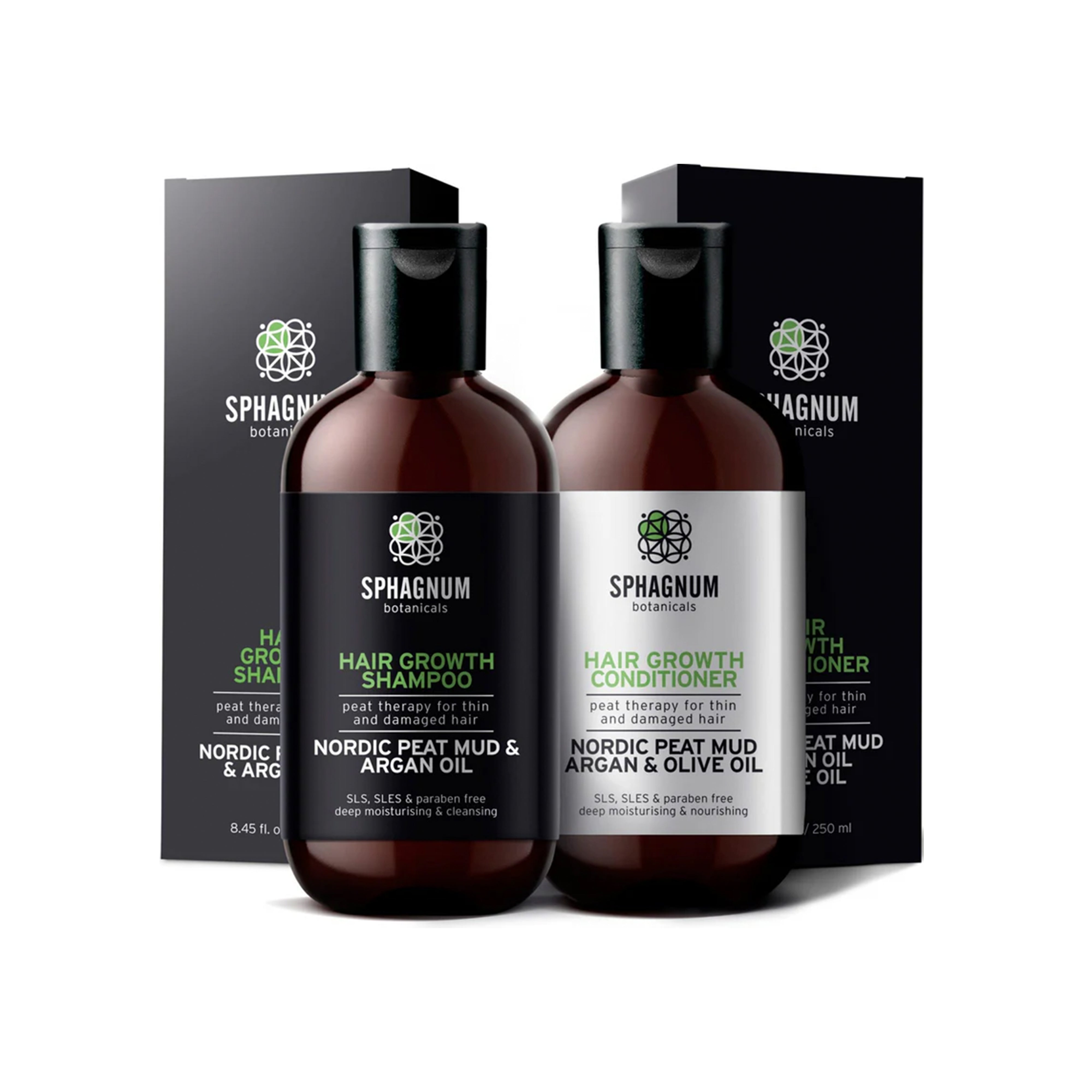 Shampoo & Conditioner | Hair Growth, Natural Ingredients, 16.9oz