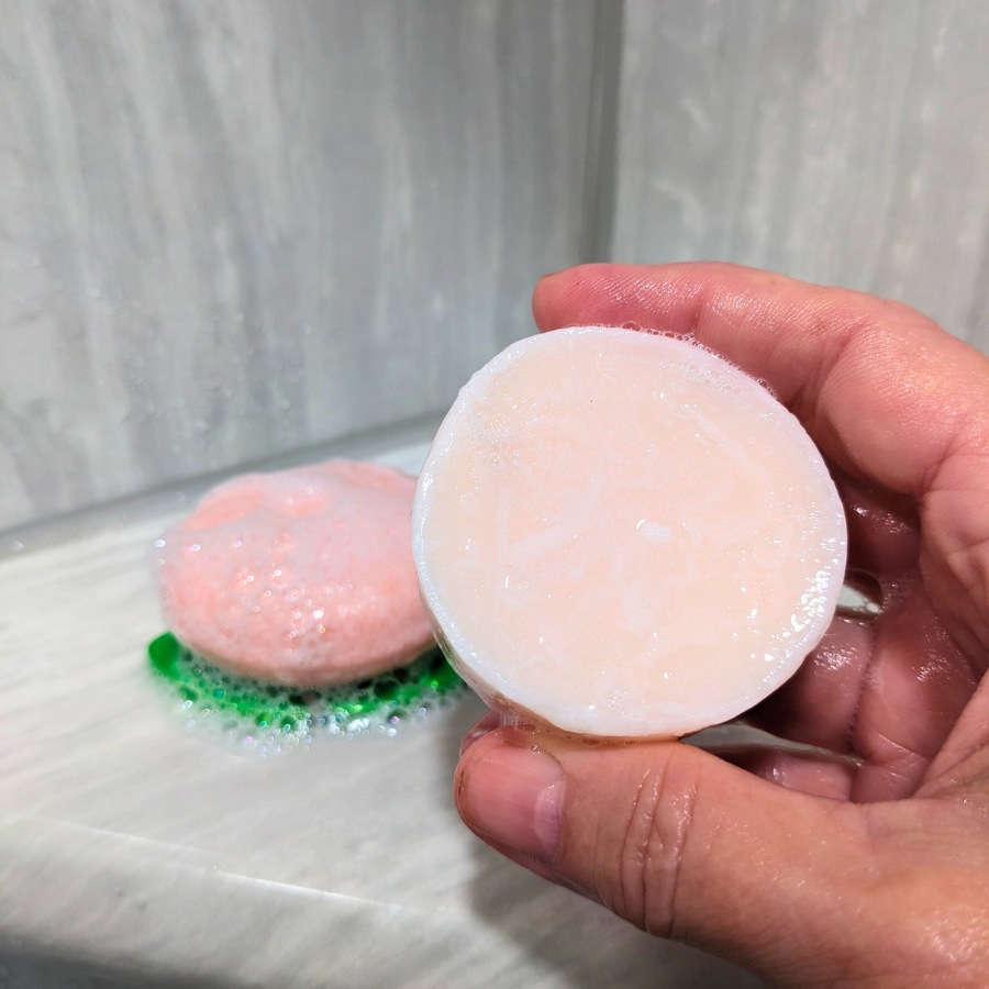 Spring Italian Rose Shampoo & Conditioner Bars by Tangie - limited edition