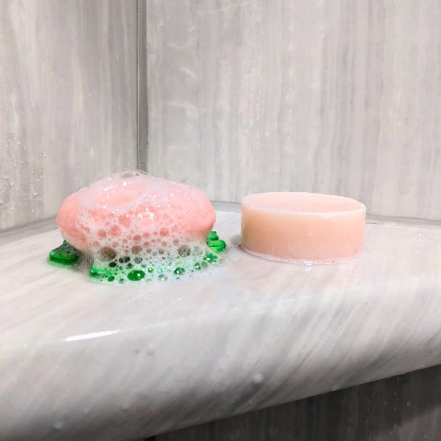 Spring Italian Rose Shampoo & Conditioner Bars by Tangie - limited edition