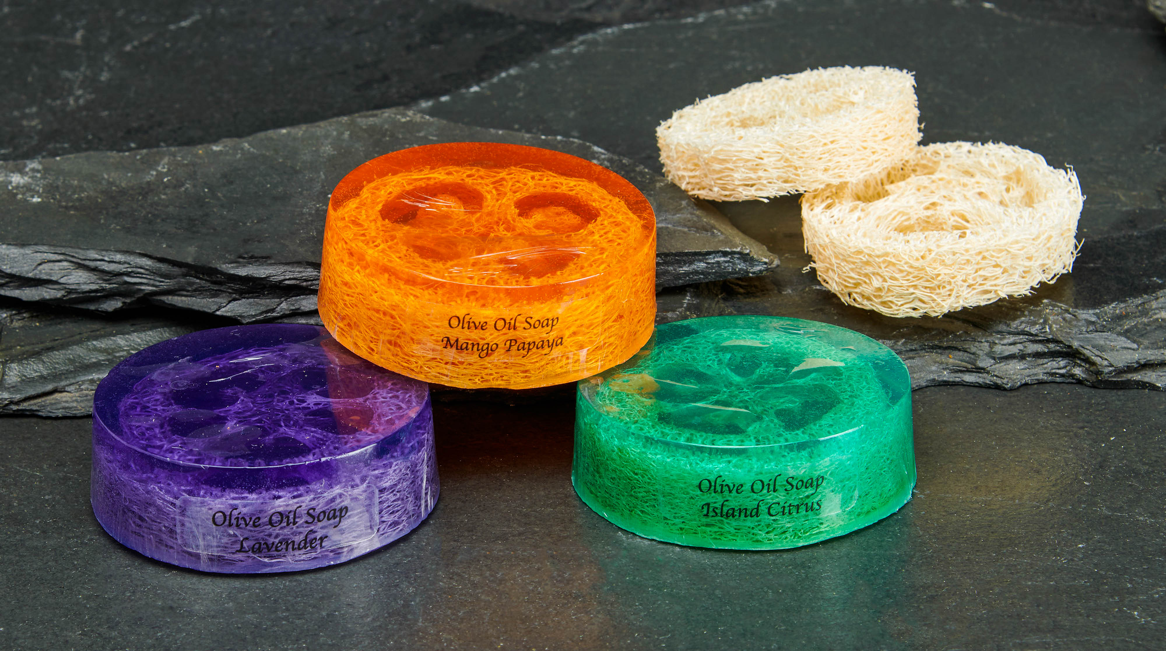 Olive Oil Loofah Soaps