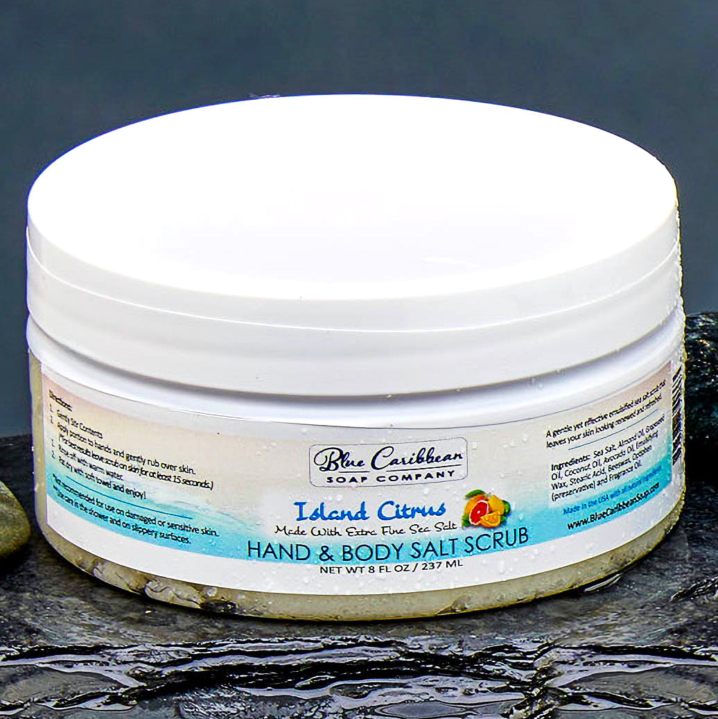 Blue Caribbean - Island Citrus Sea Salt Scrub