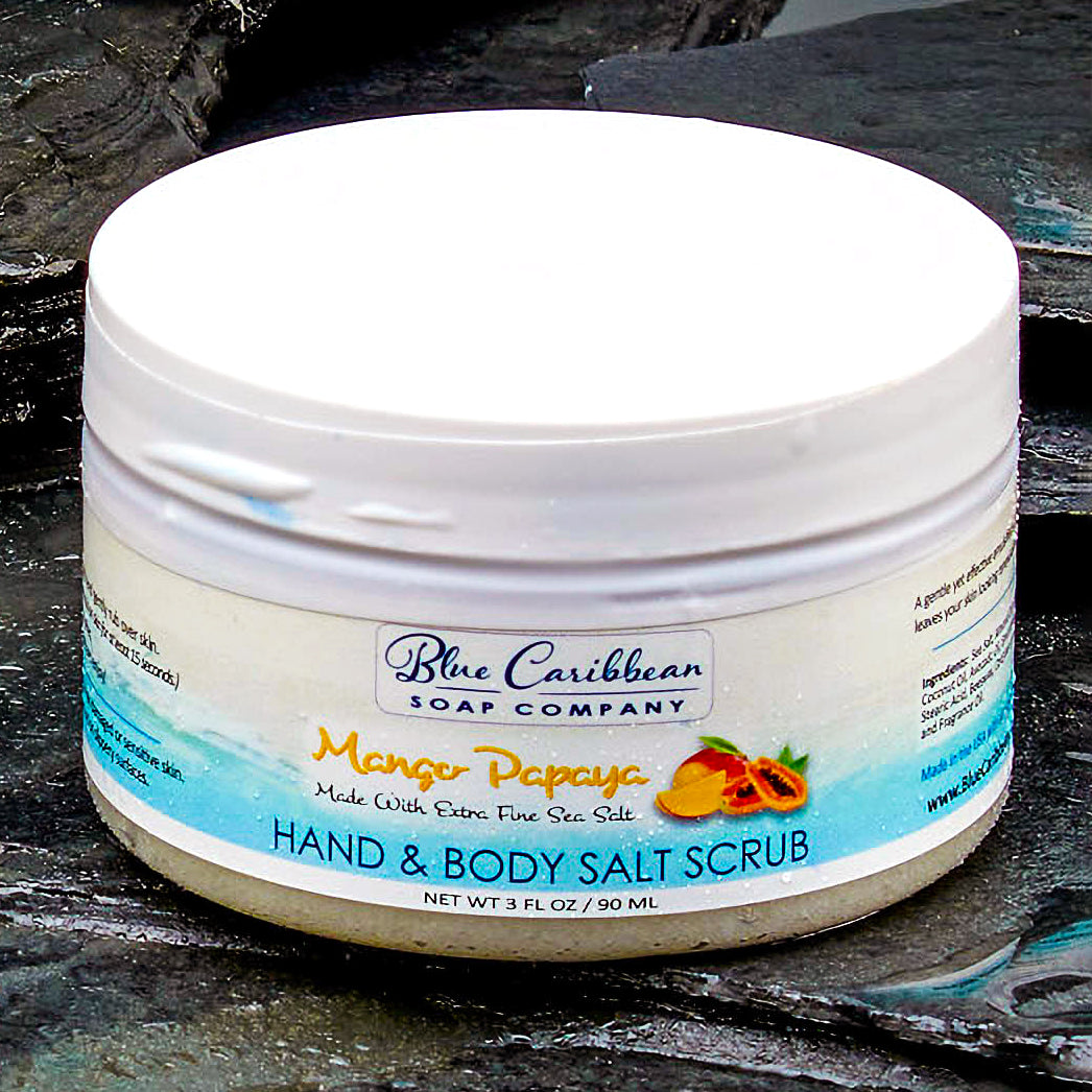 Blue Caribbean - Mango Papaya Sea Salt Scrub