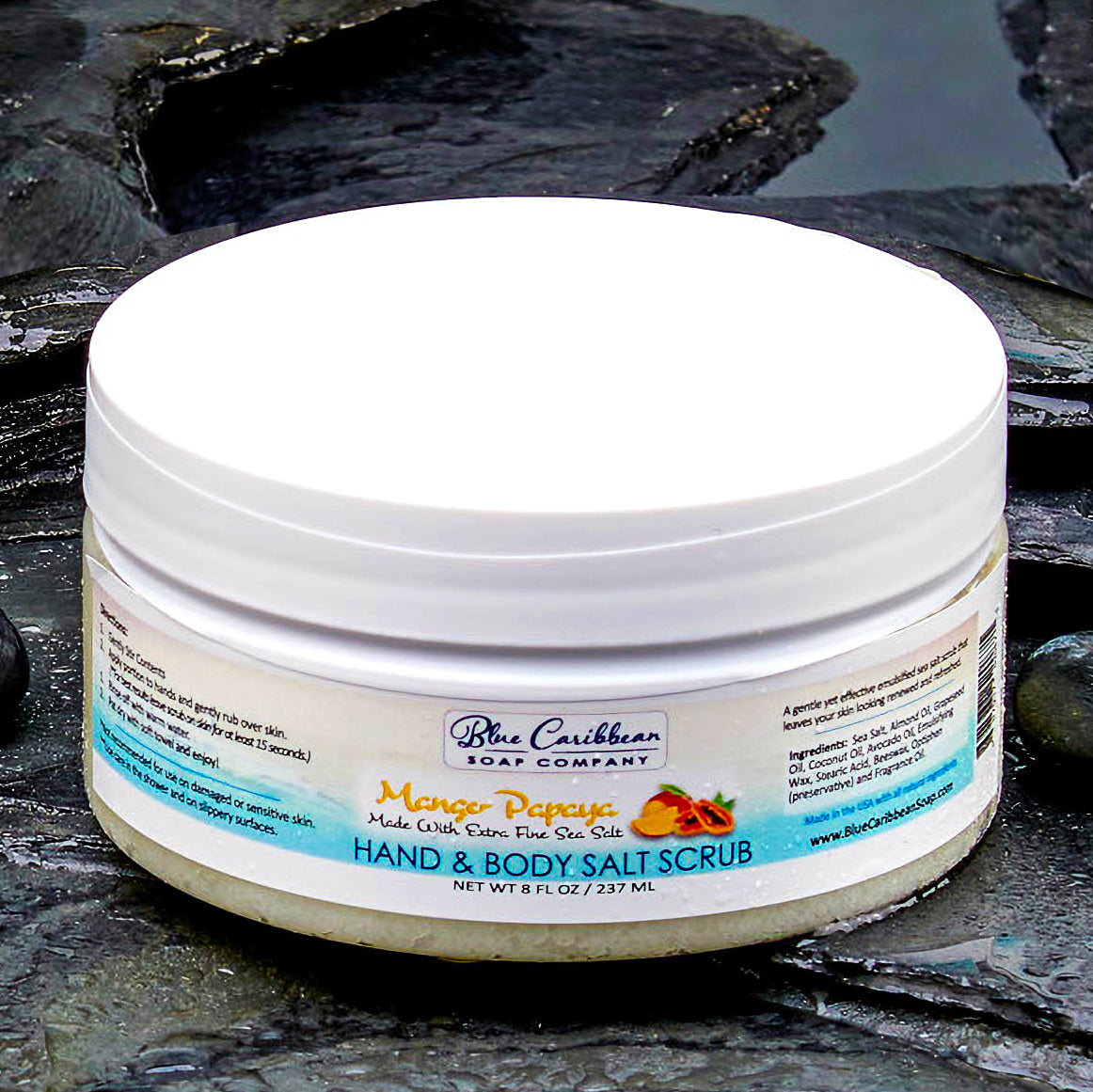 Blue Caribbean - Mango Papaya Sea Salt Scrub