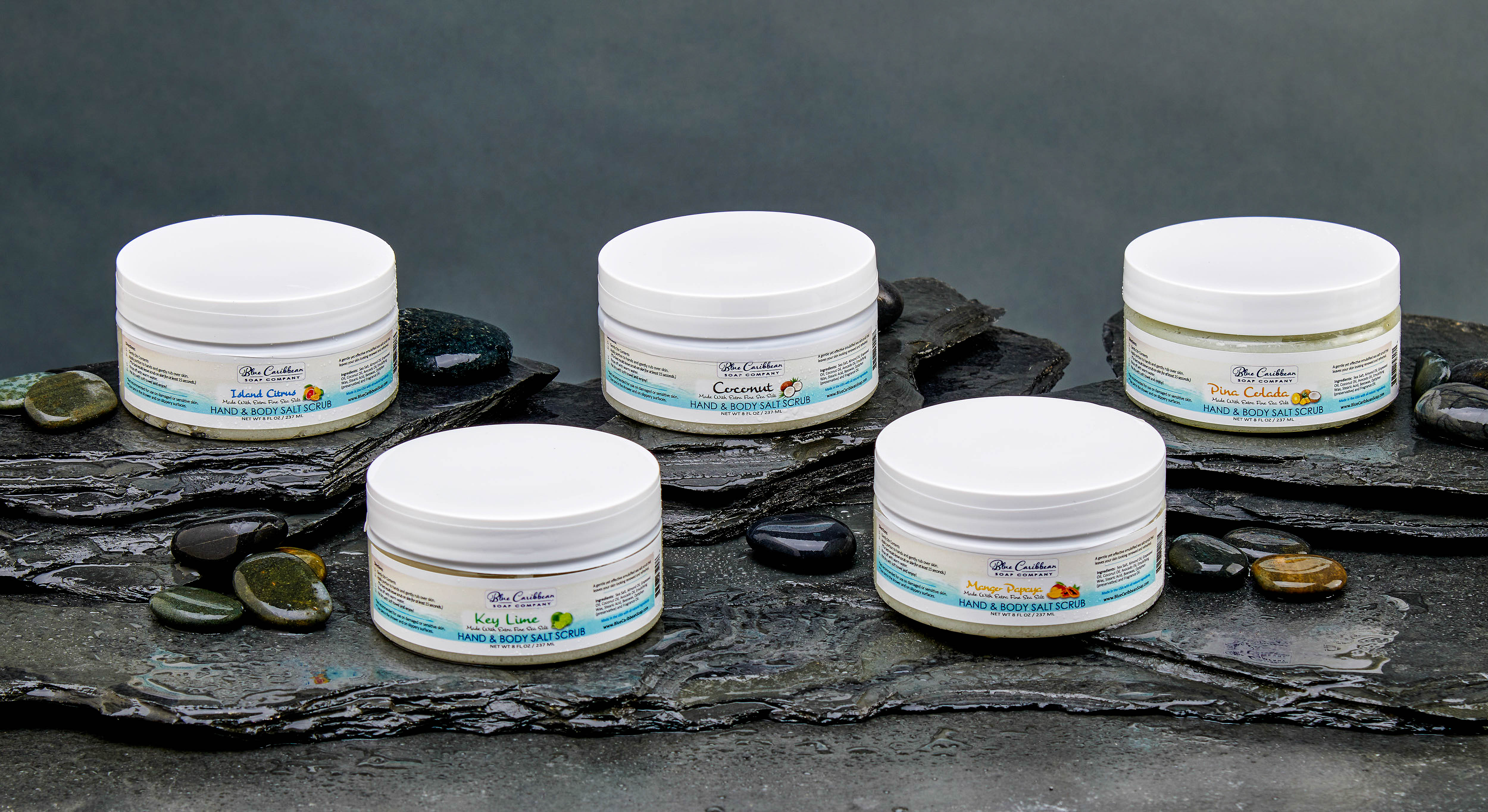 Blue Caribbean - Key Lime Sea Salt Scrub